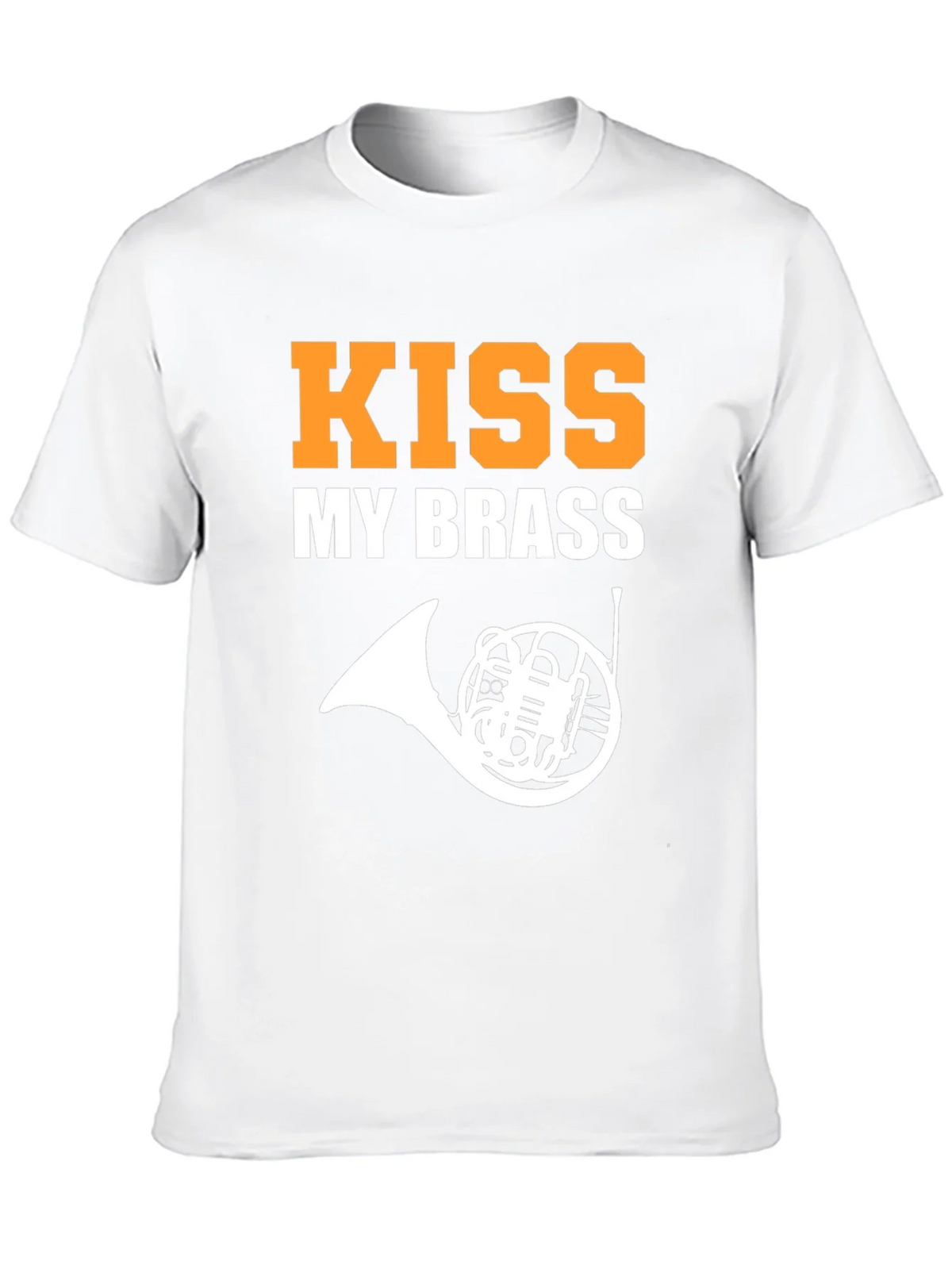 Kiss My Brass Funny French Horn T-Shirt product image 4