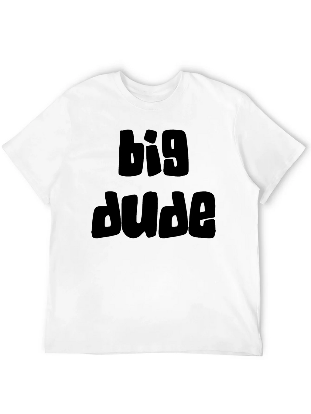 Big Dude Black Graphic T-Shirt product image 10