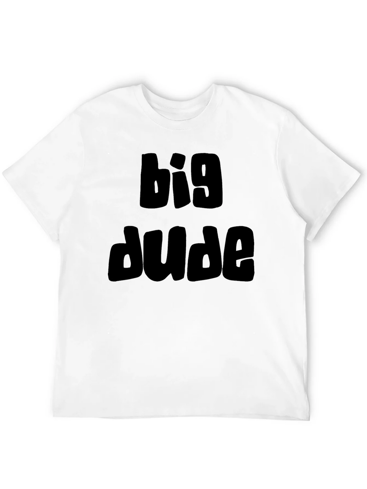 Big Dude Black Graphic T-Shirt product image 10