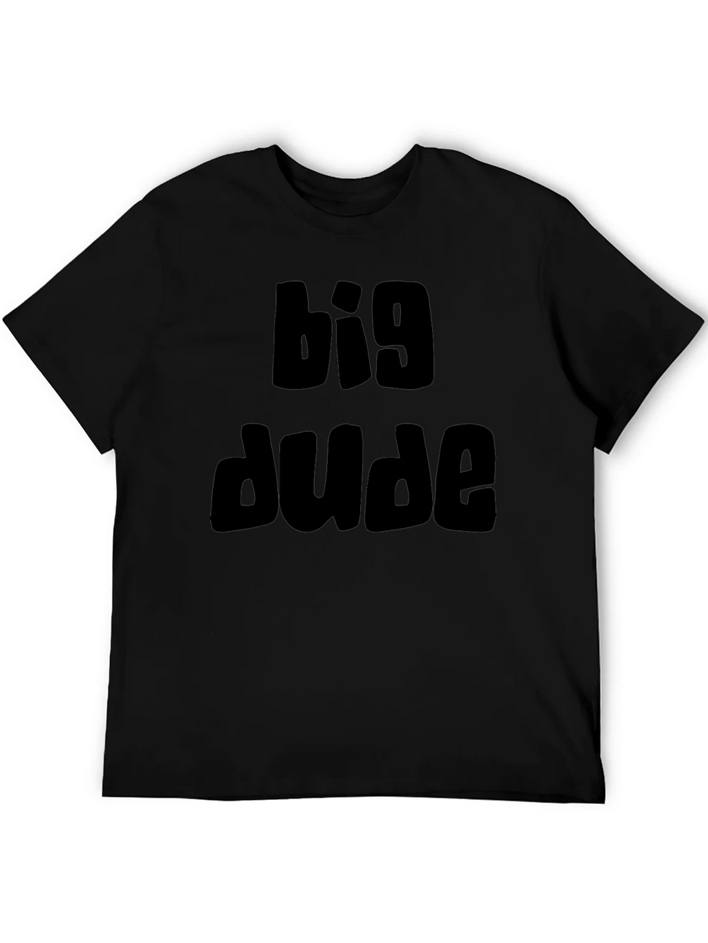 Big Dude Black Graphic T-Shirt product image 4