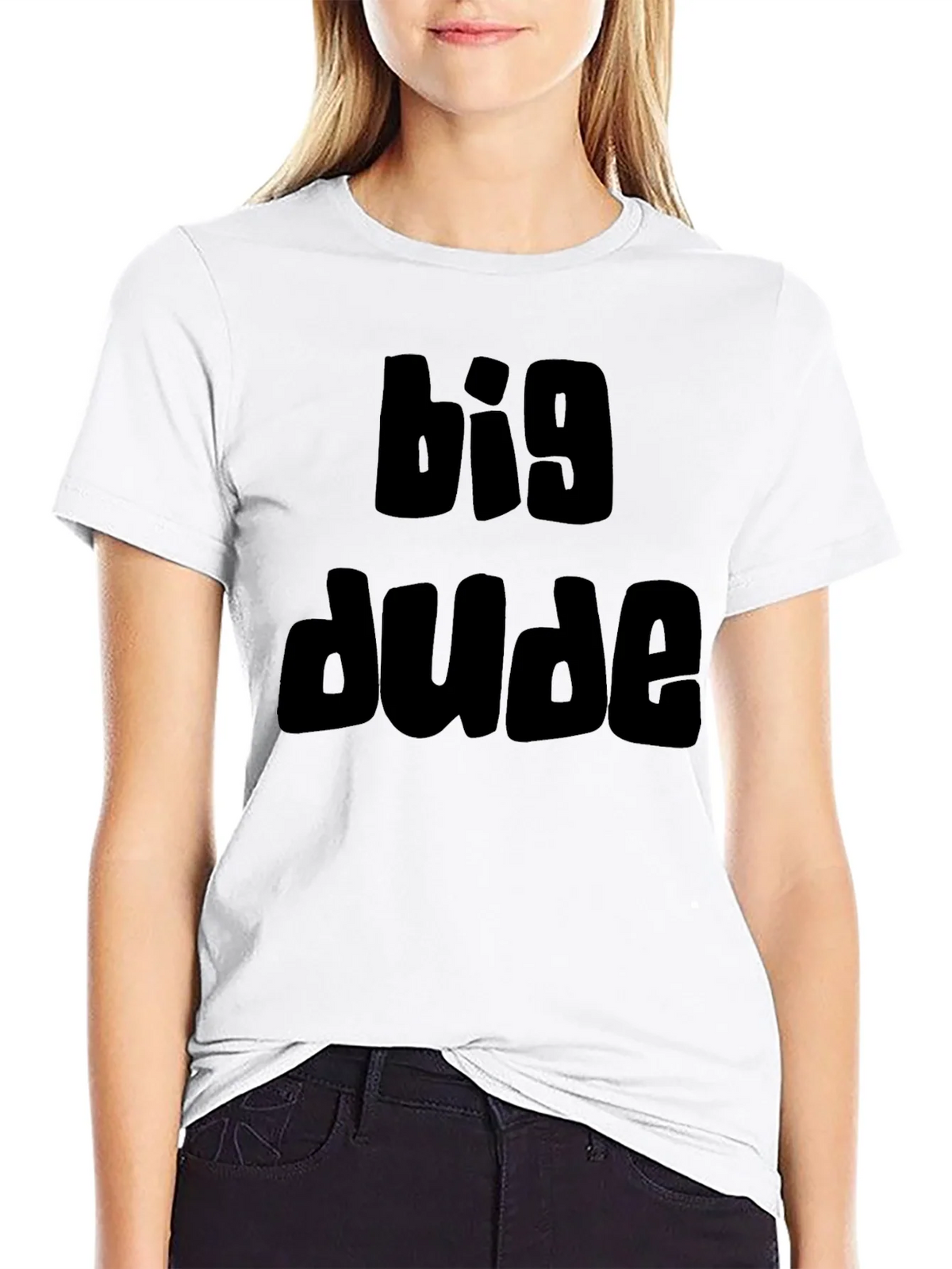 Big Dude Black Graphic T-Shirt product image 7