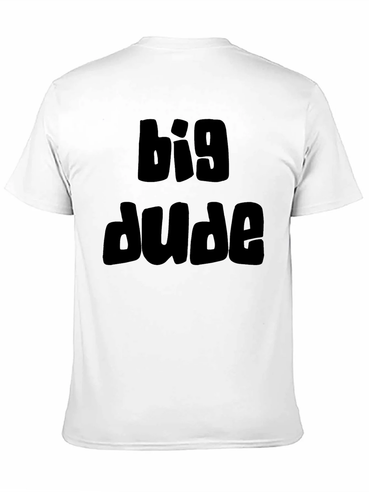 Big Dude Black Graphic T-Shirt product image 9