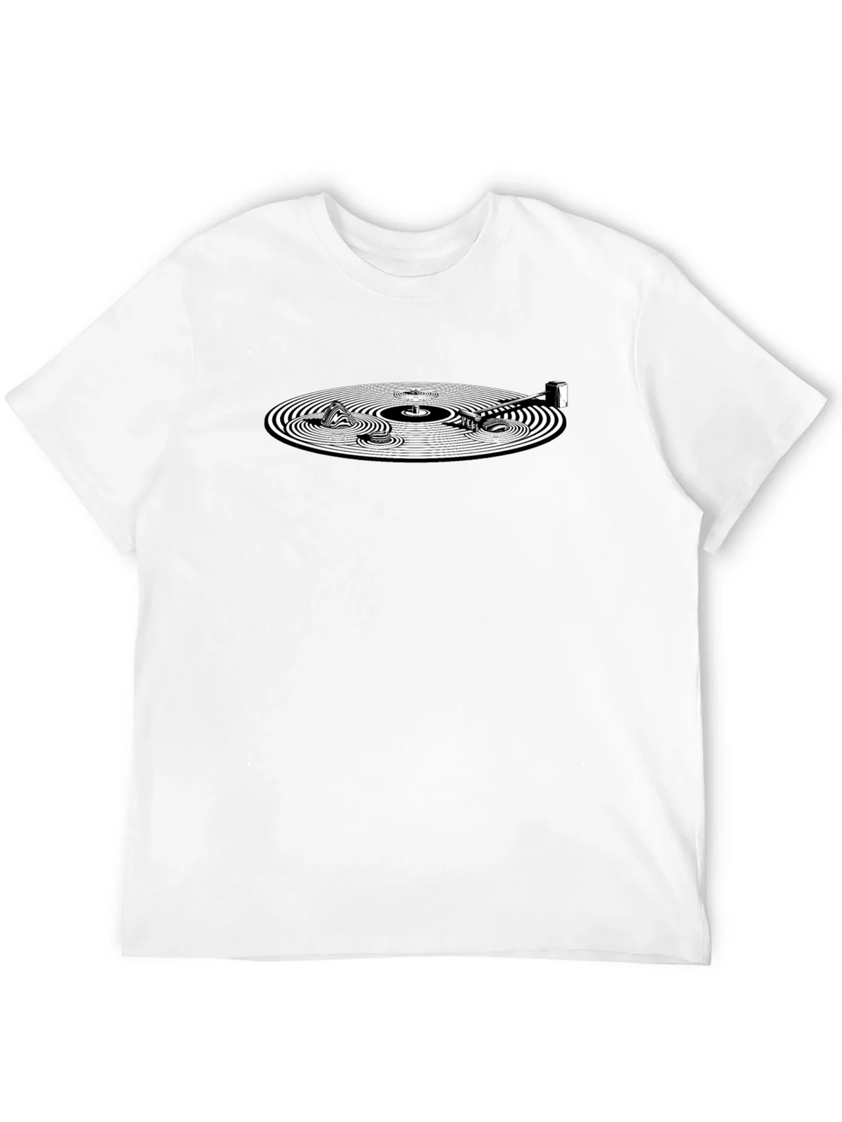 Vinyl Record Graphic Tee - Black product image 11