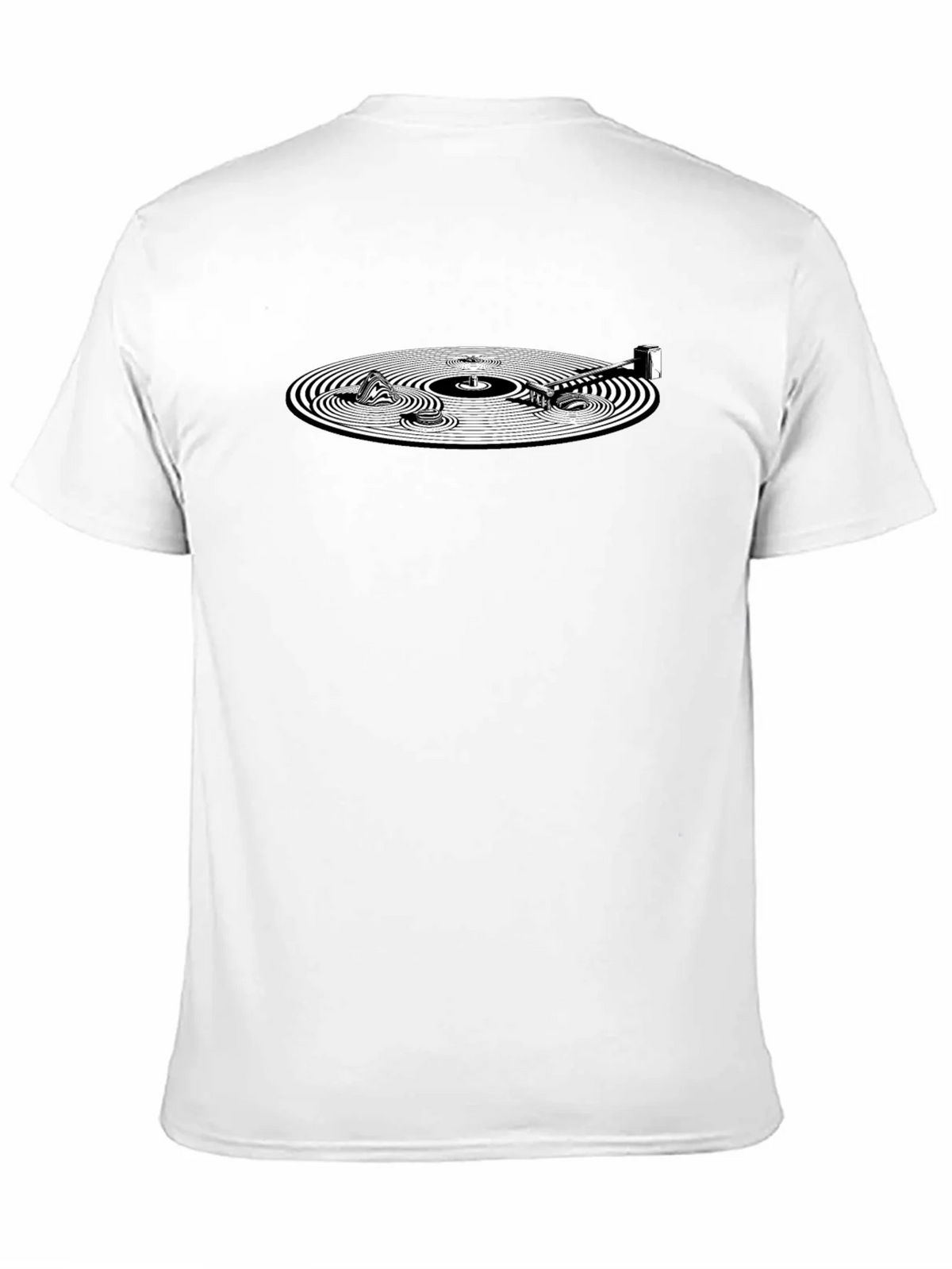 Vinyl Record Graphic Tee - Black product image 10