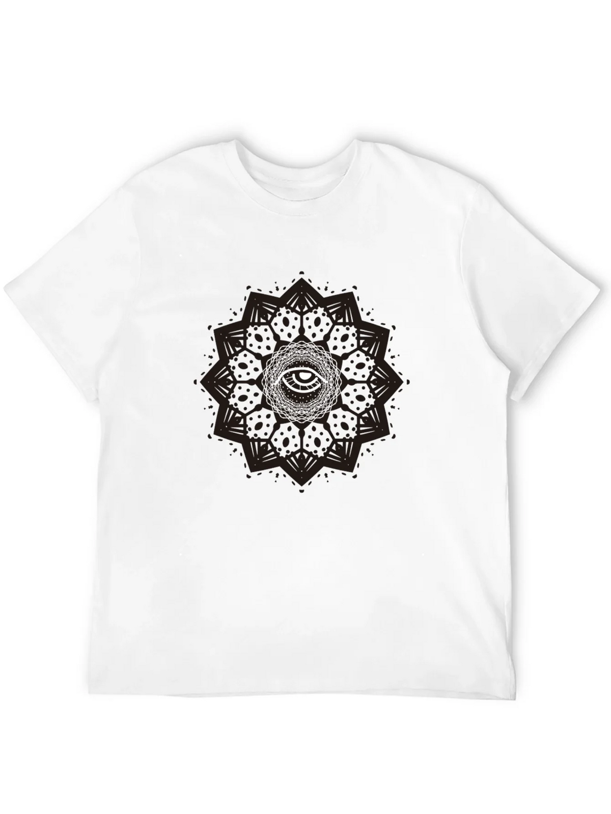 Eye Mandala Graphic Tee - Stylish Black T-Shirt product image 11