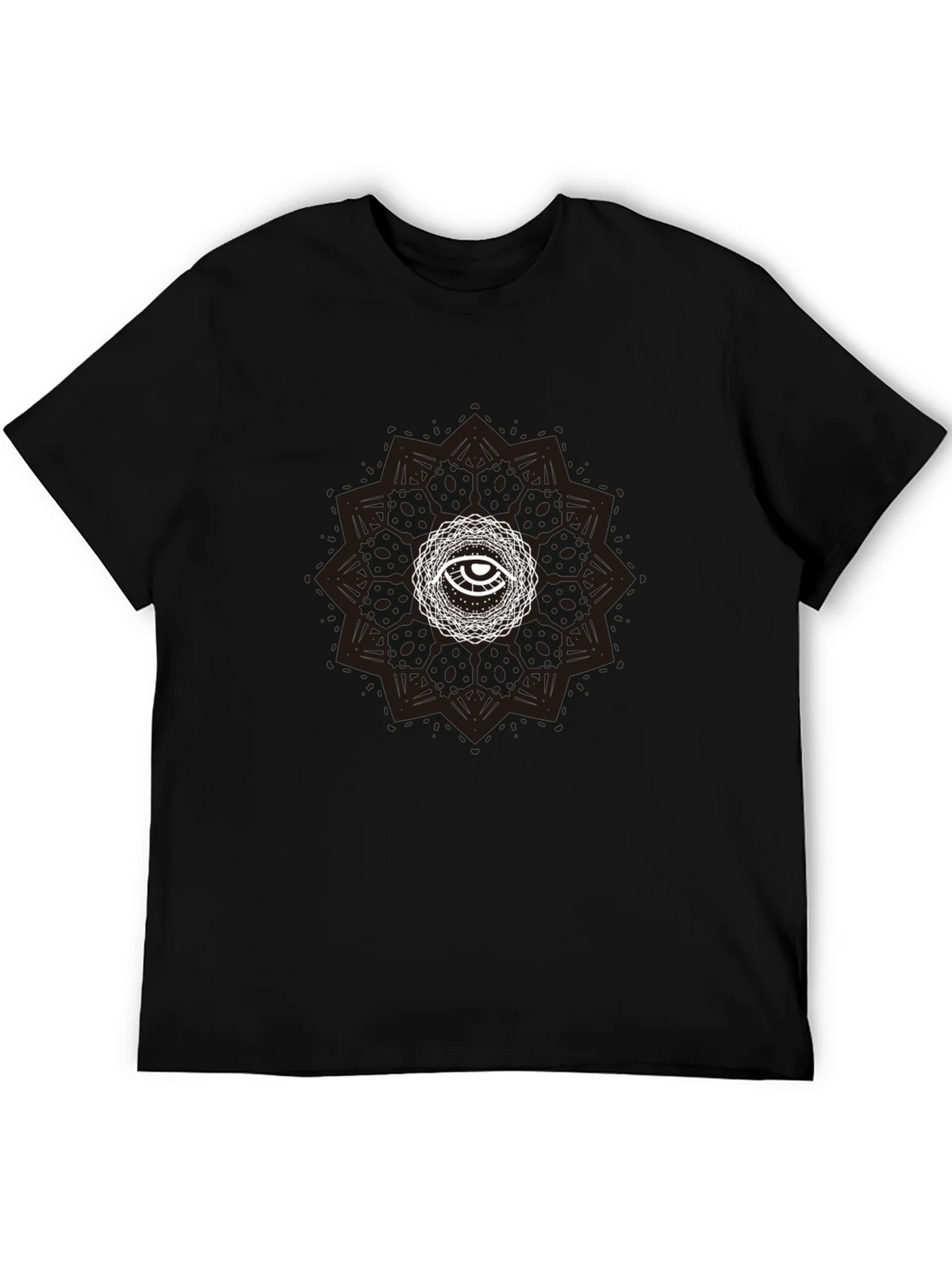Eye Mandala Graphic Tee - Stylish Black T-Shirt product image 5