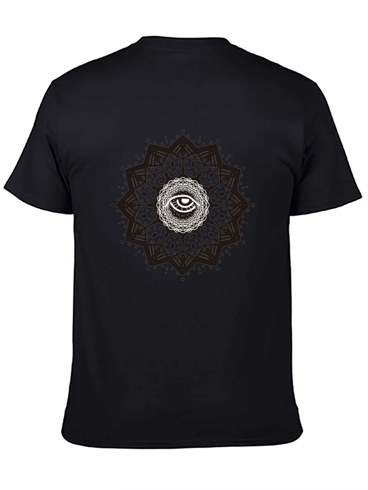 Eye Mandala Graphic Tee - Stylish Black T-Shirt product image 4