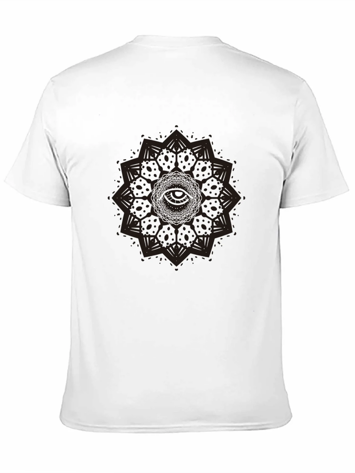 Eye Mandala Graphic Tee - Stylish Black T-Shirt product image 10