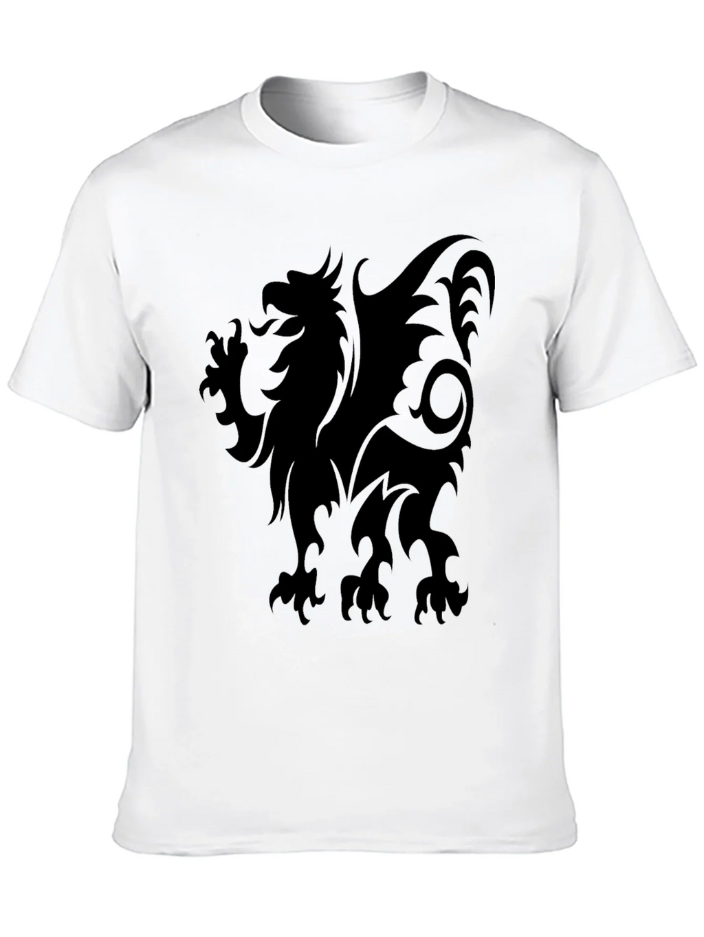 Black Griffin Graphic Tee - Mens Stylish Crew Neck T-Shirt product image 9