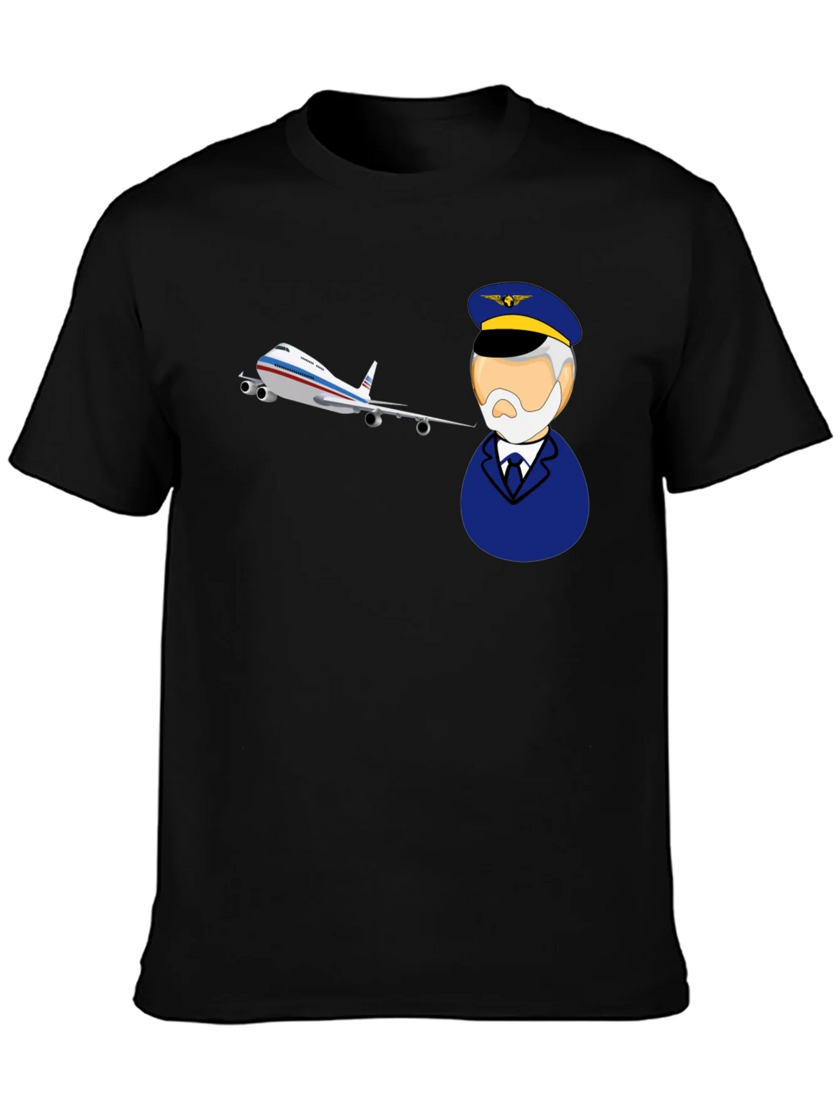 Pilot and Plane Graphic T-Shirt product image 2