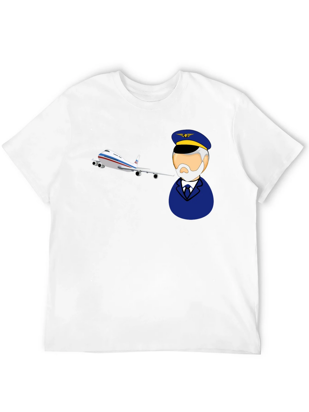 Pilot and Plane Graphic T-Shirt product image 7