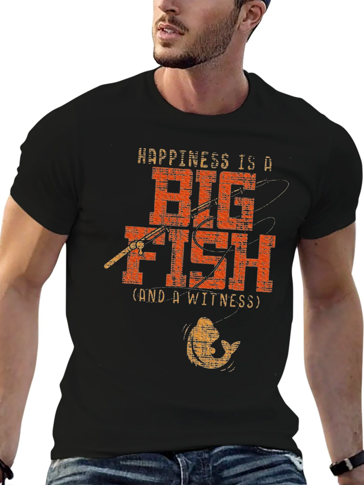 Happiness is a Big Fish T-Shirt product image 6