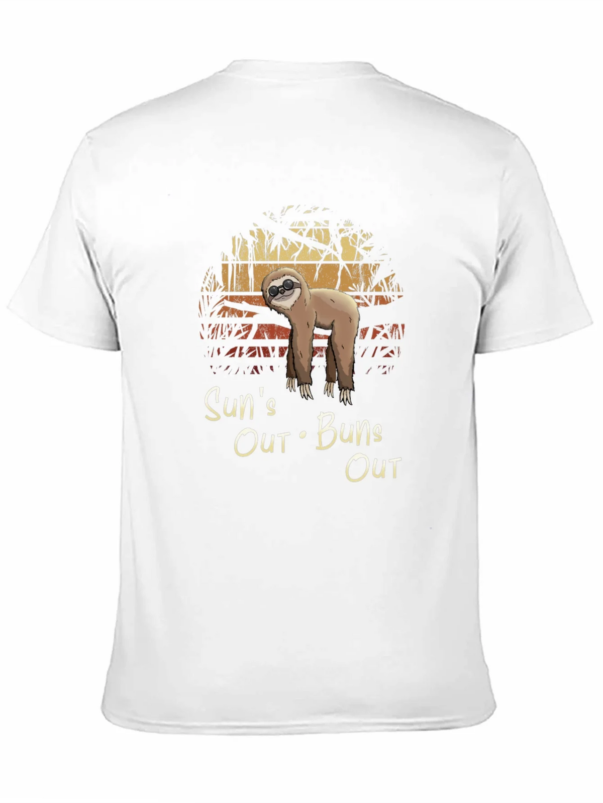 Suns Out Buns Sloth Graphic Tee product image 10