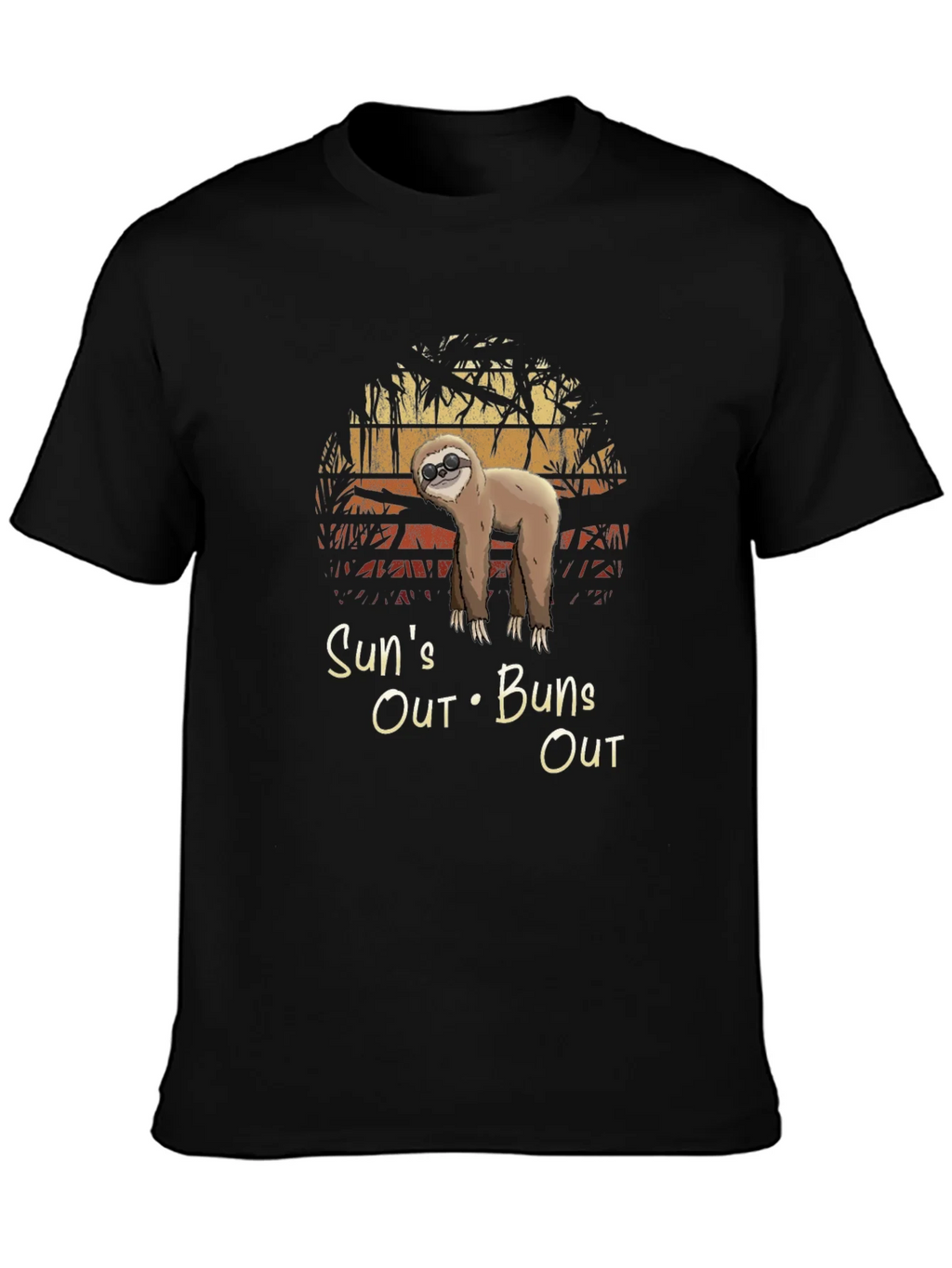 Suns Out Buns Sloth Graphic Tee product image 3