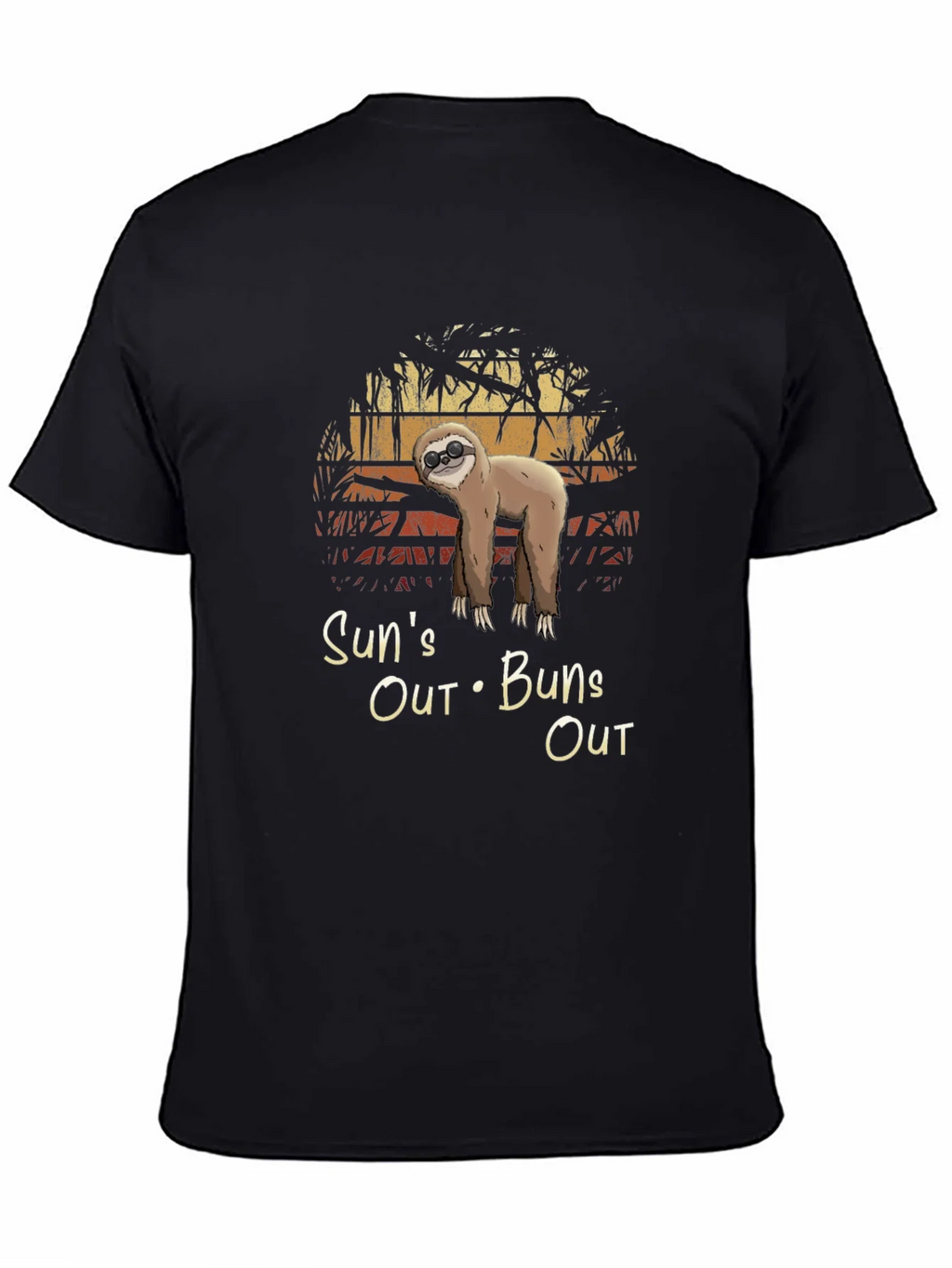 Suns Out Buns Sloth Graphic Tee product image 4