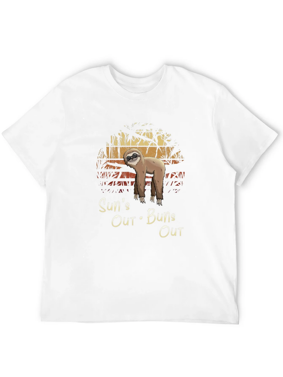 Suns Out Buns Sloth Graphic Tee product image 11