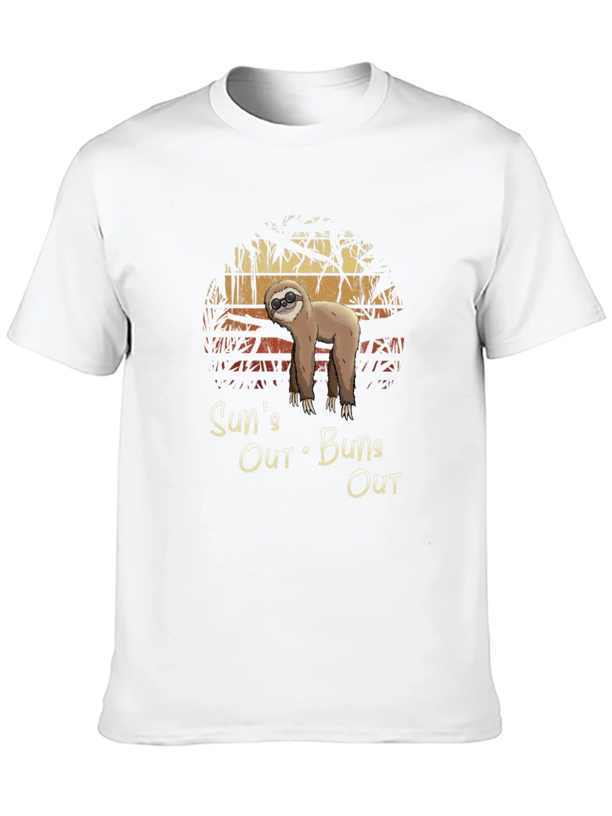 Suns Out Buns Sloth Graphic Tee product image 9
