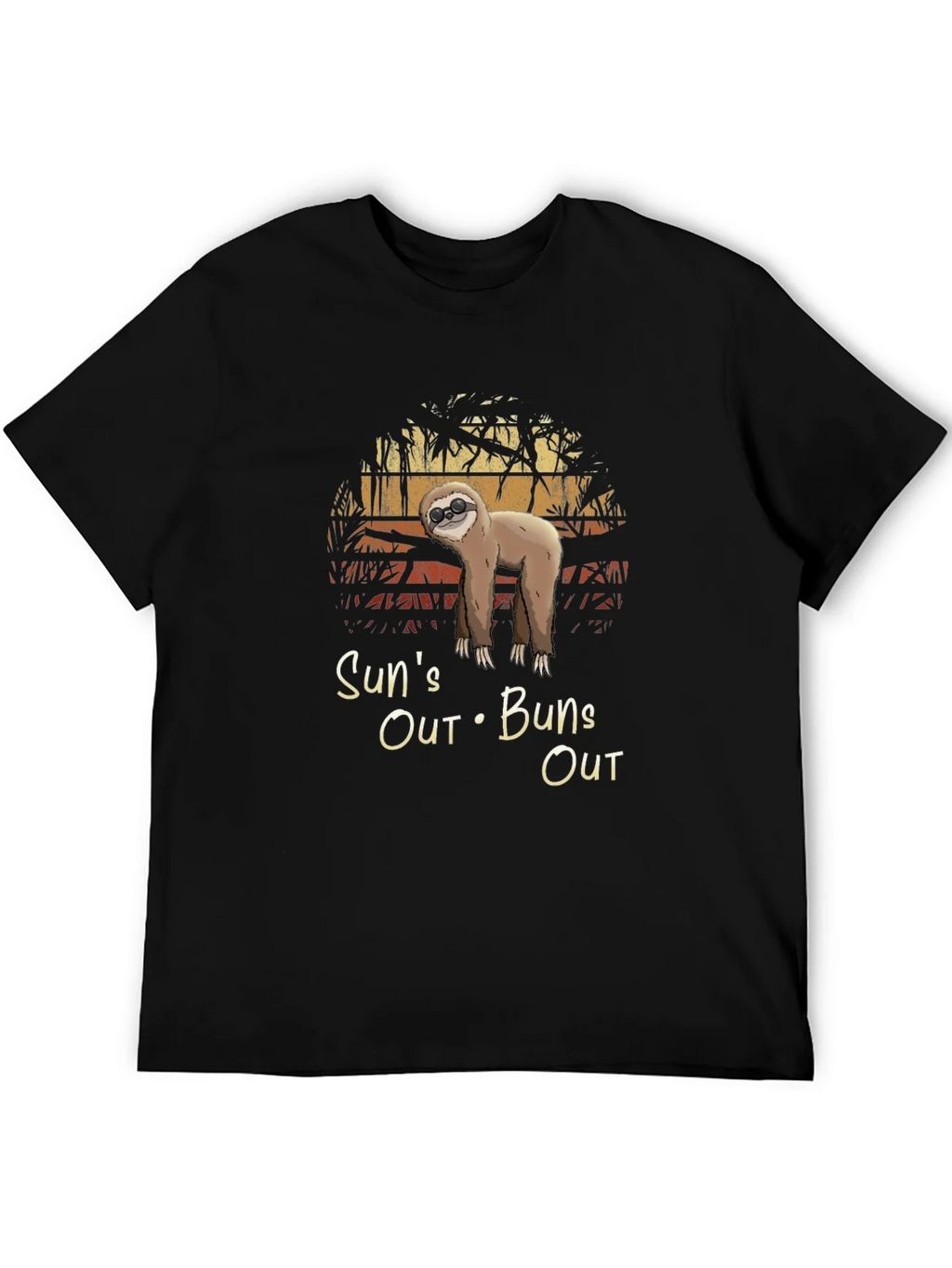 Suns Out Buns Sloth Graphic Tee product image 5