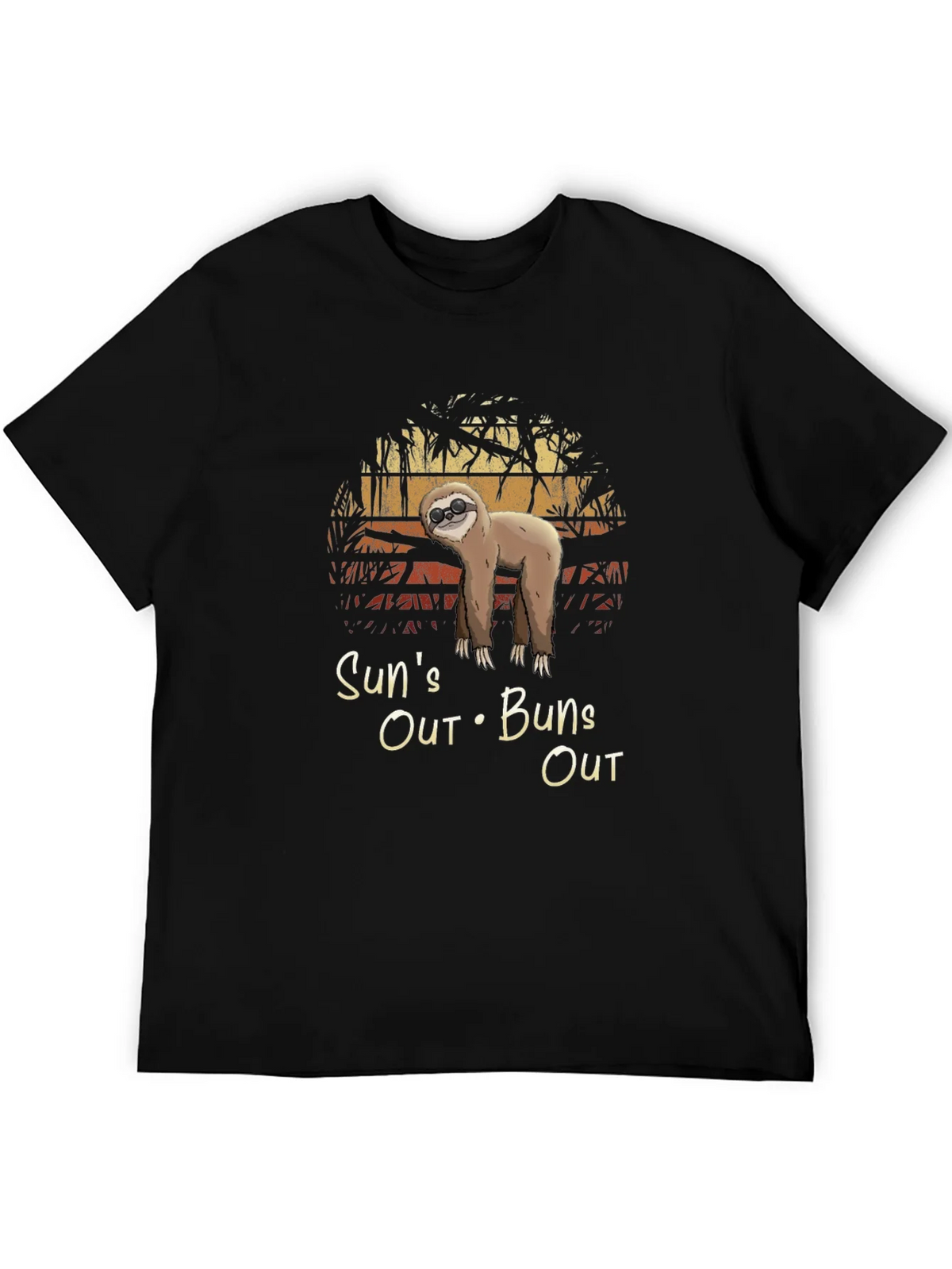 Suns Out Buns Sloth Graphic Tee product image 5