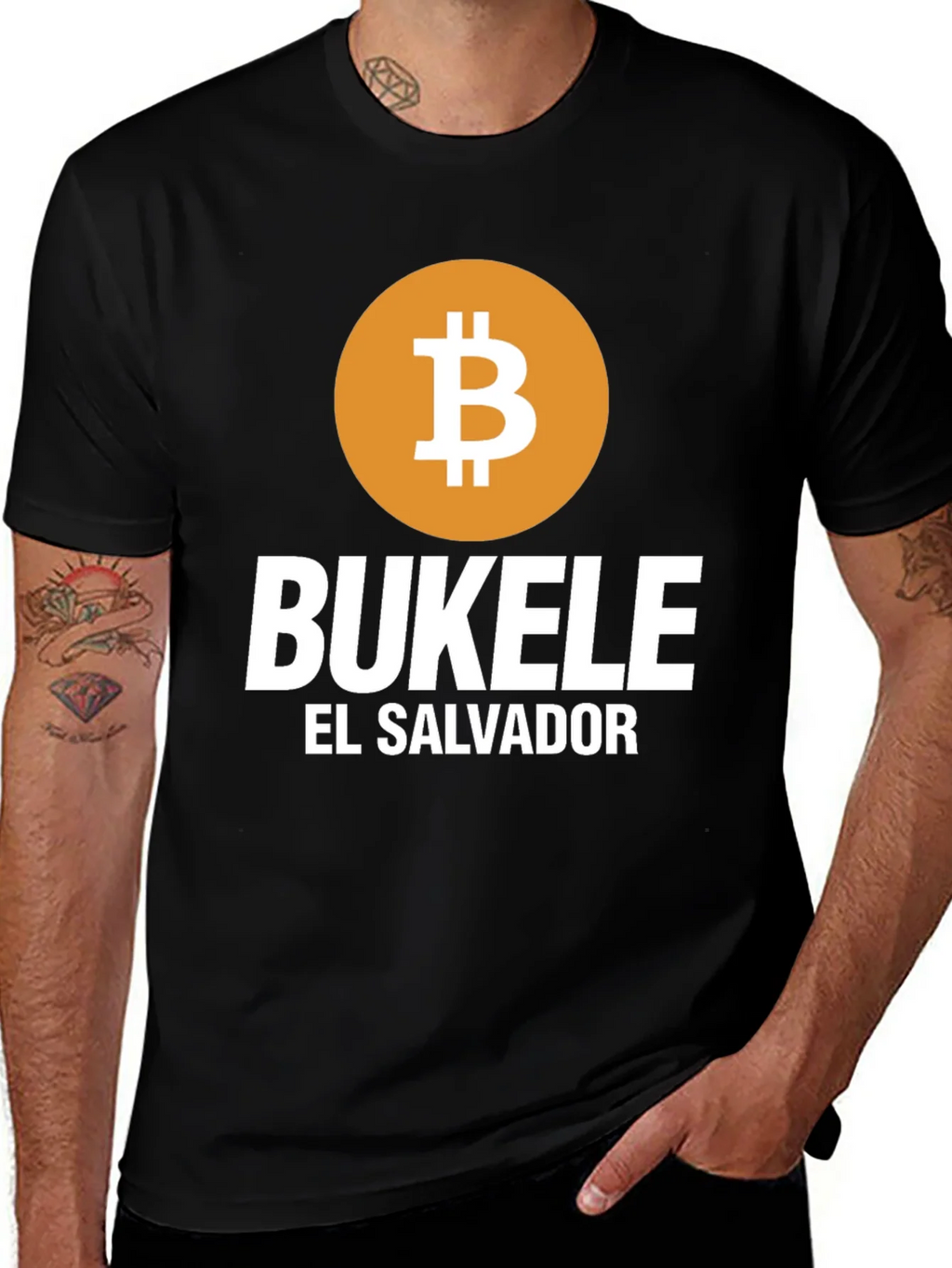 Bukele El Salvador Bitcoin T-Shirt product image 1