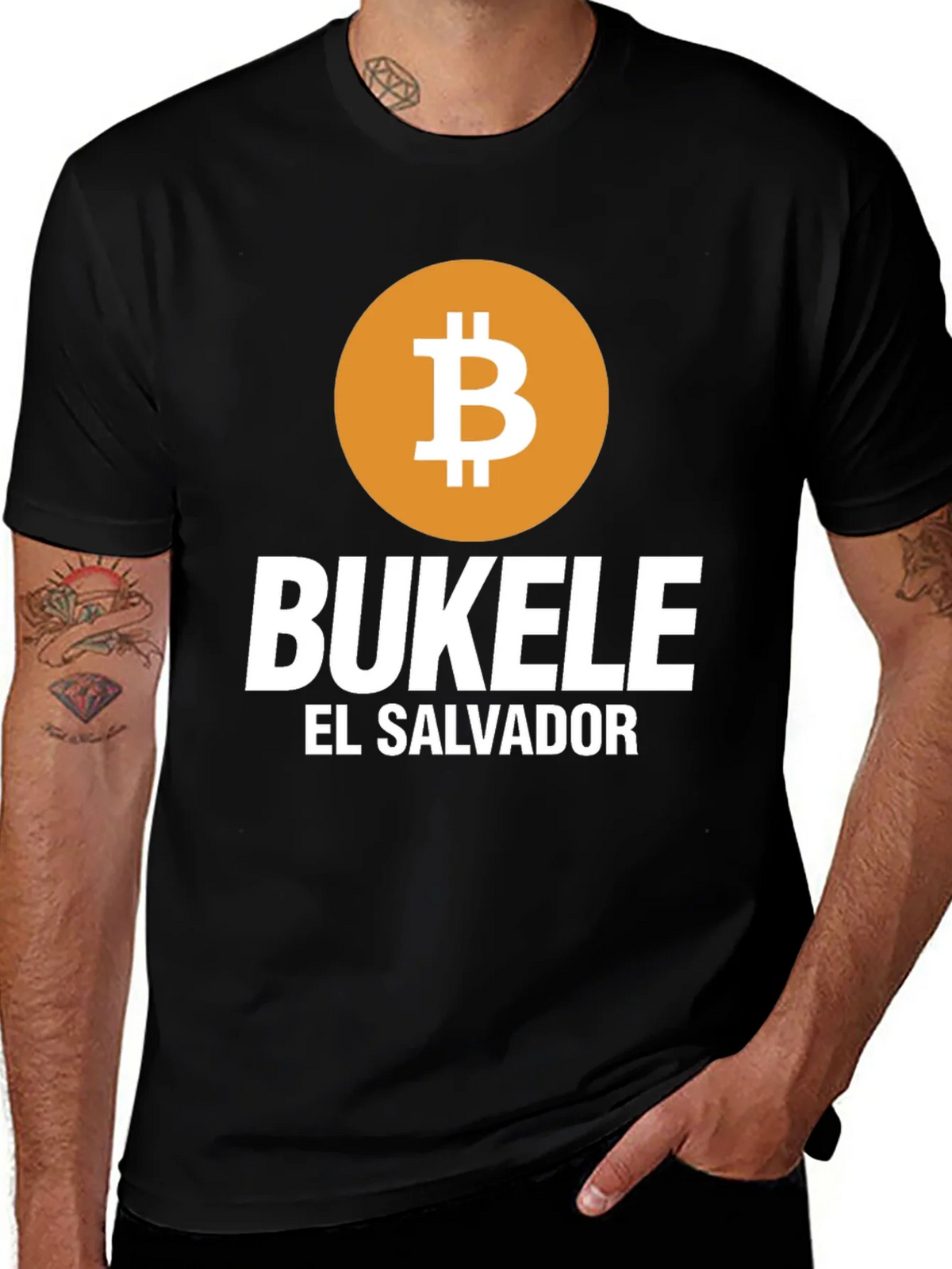 Bukele El Salvador Bitcoin T-Shirt product image 1