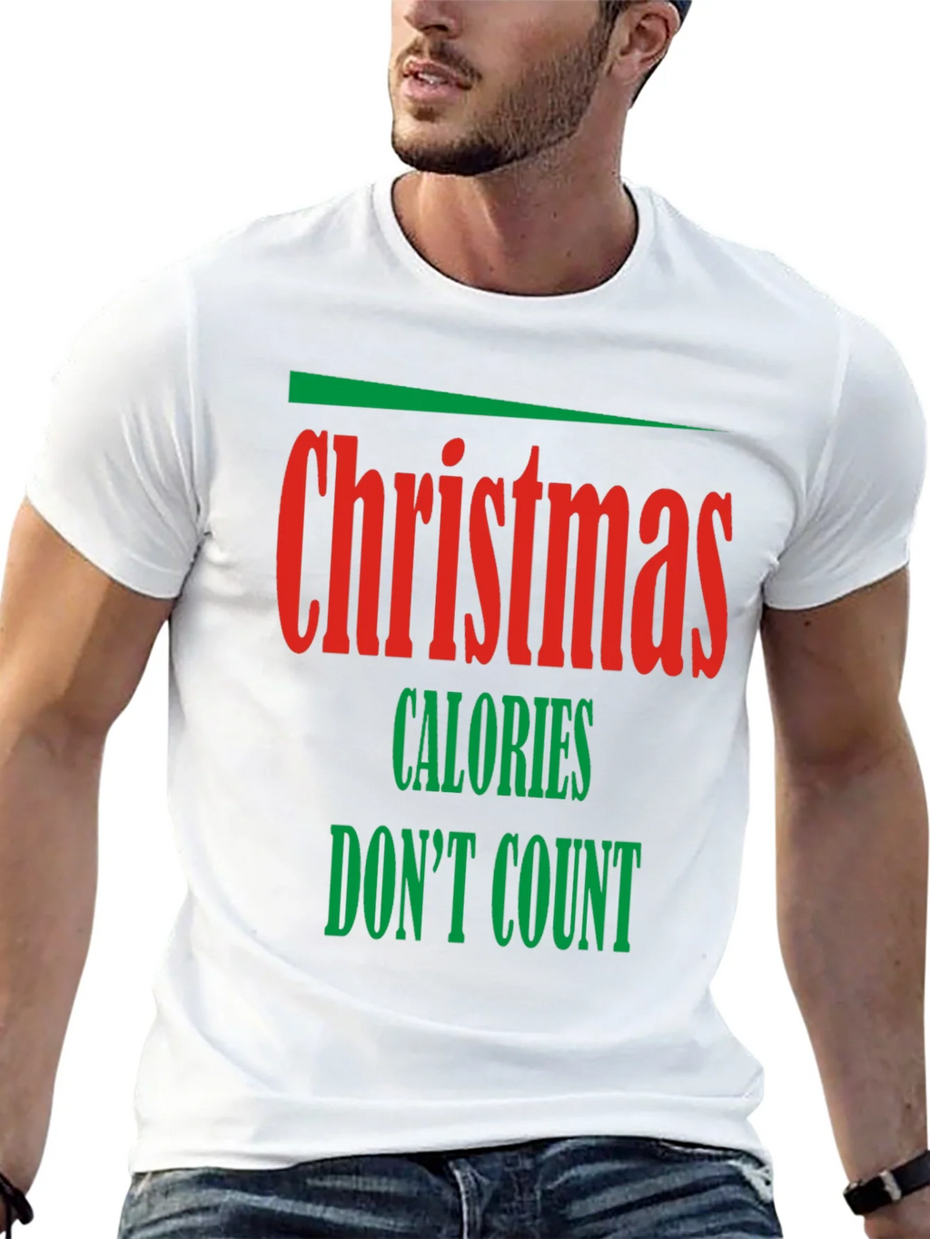 Funny Christmas Calories Dont Count Holiday T-Shirt product image 12