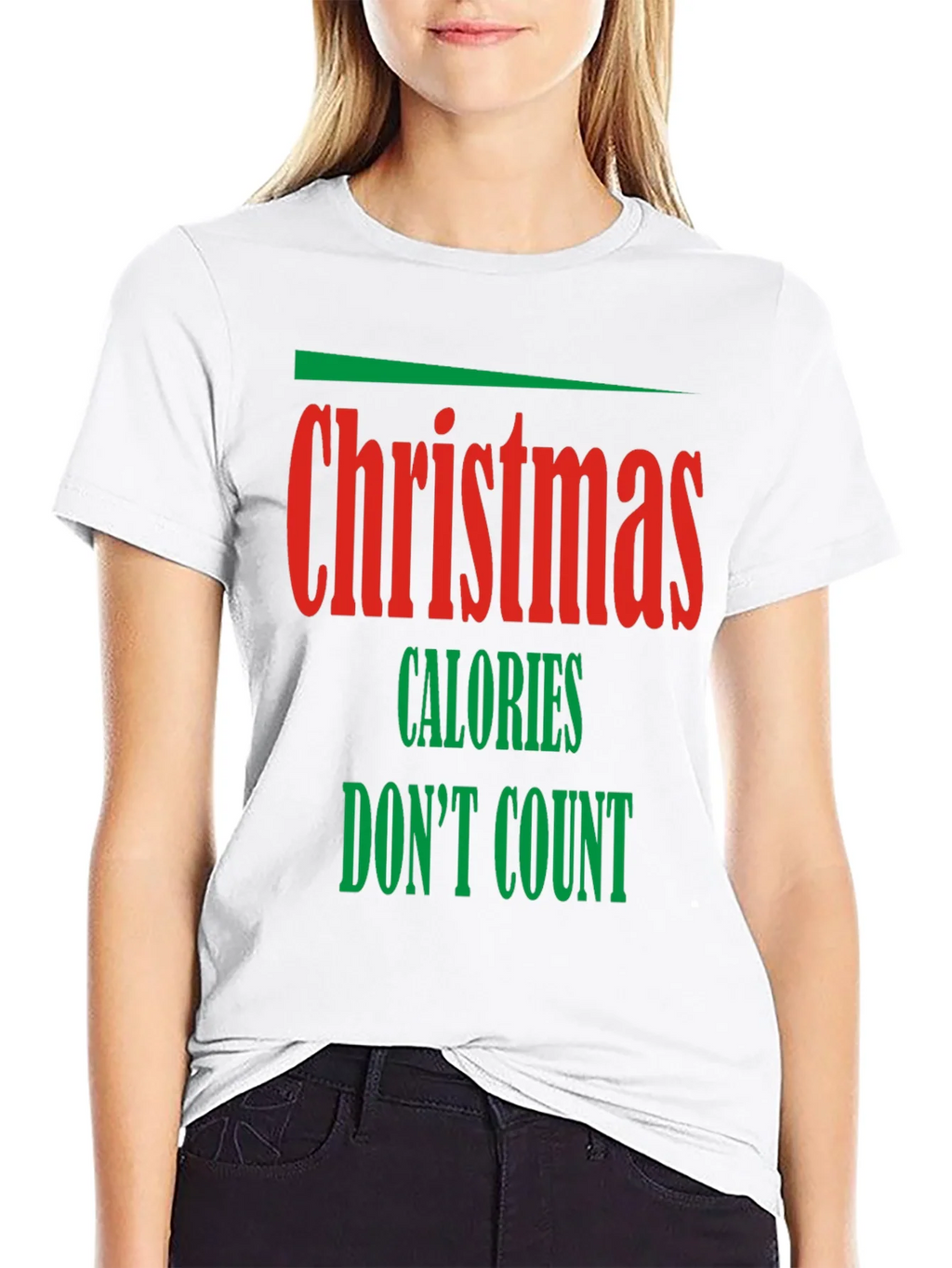 Funny Christmas Calories Dont Count Holiday T-Shirt product image 8