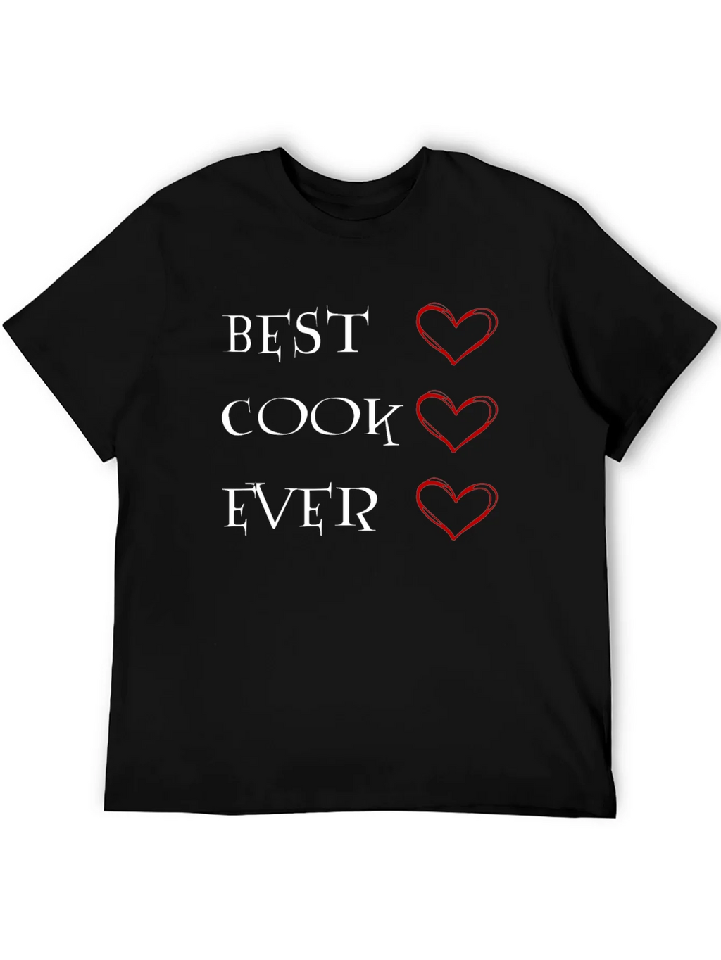 Best Cook Ever T-Shirt with Heart Graphics product image 3