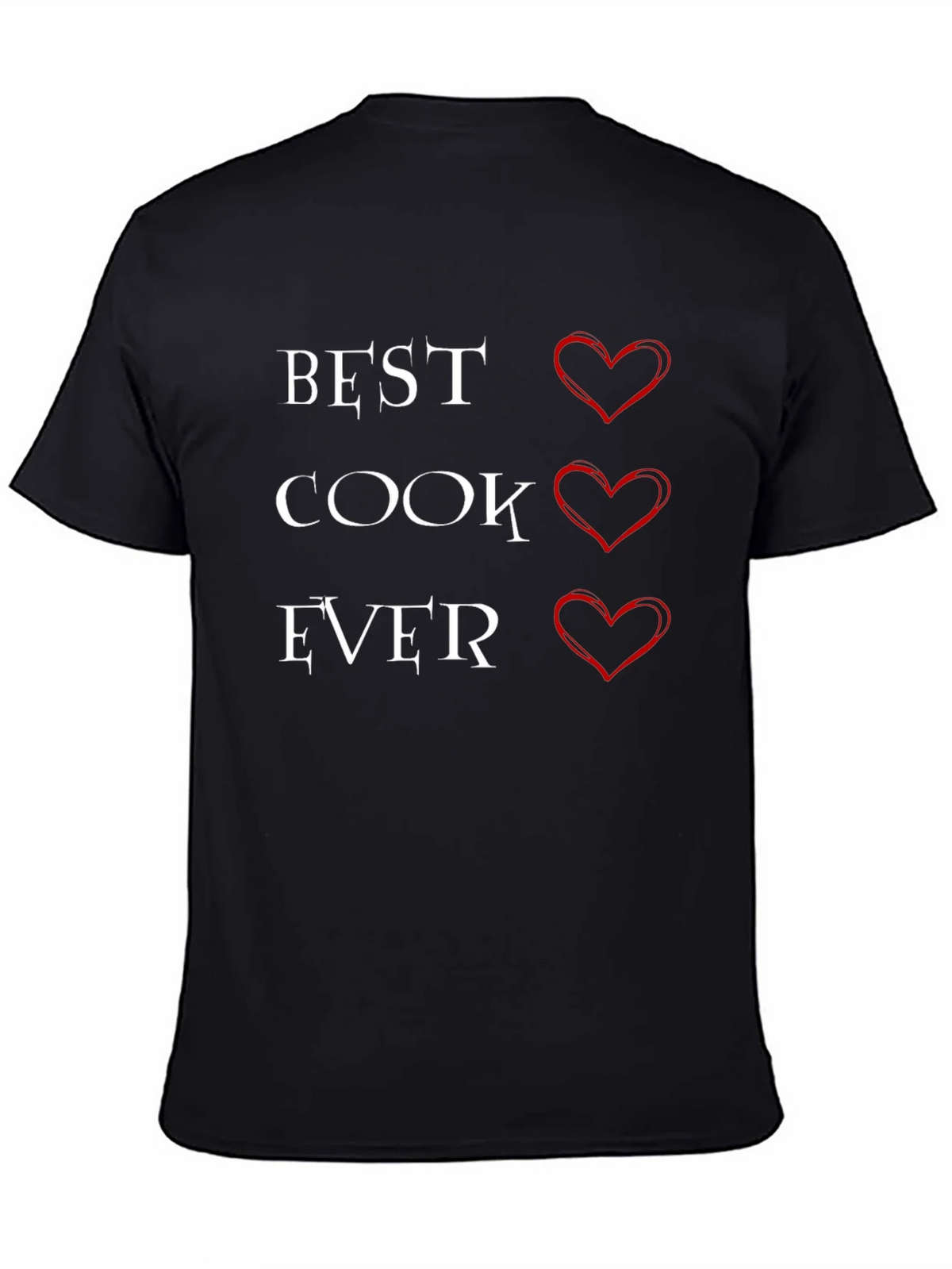 Best Cook Ever T-Shirt with Heart Graphics product image 2