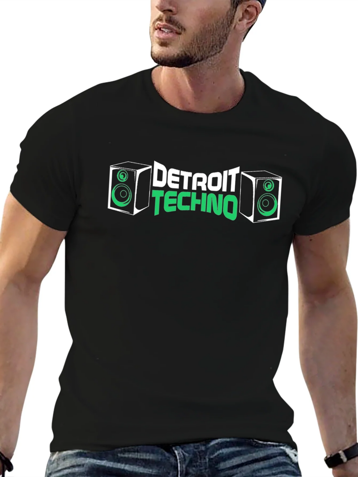 Detroit Techno Graphic T-Shirt Music Lover Tee product image 6