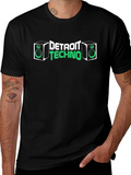 Detroit Techno Graphic T-Shirt Music Lover Tee product image 1