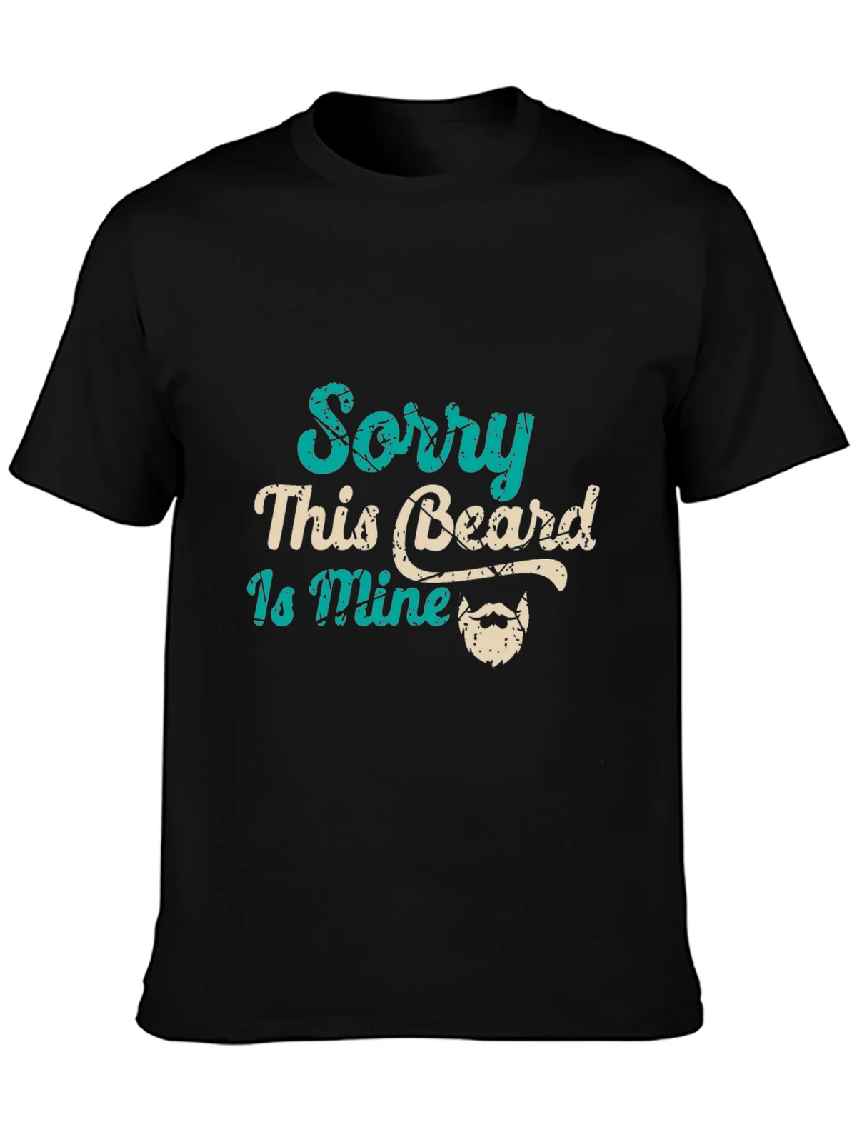 Sorry This Beard Is Mine Graphic Tee product image 3
