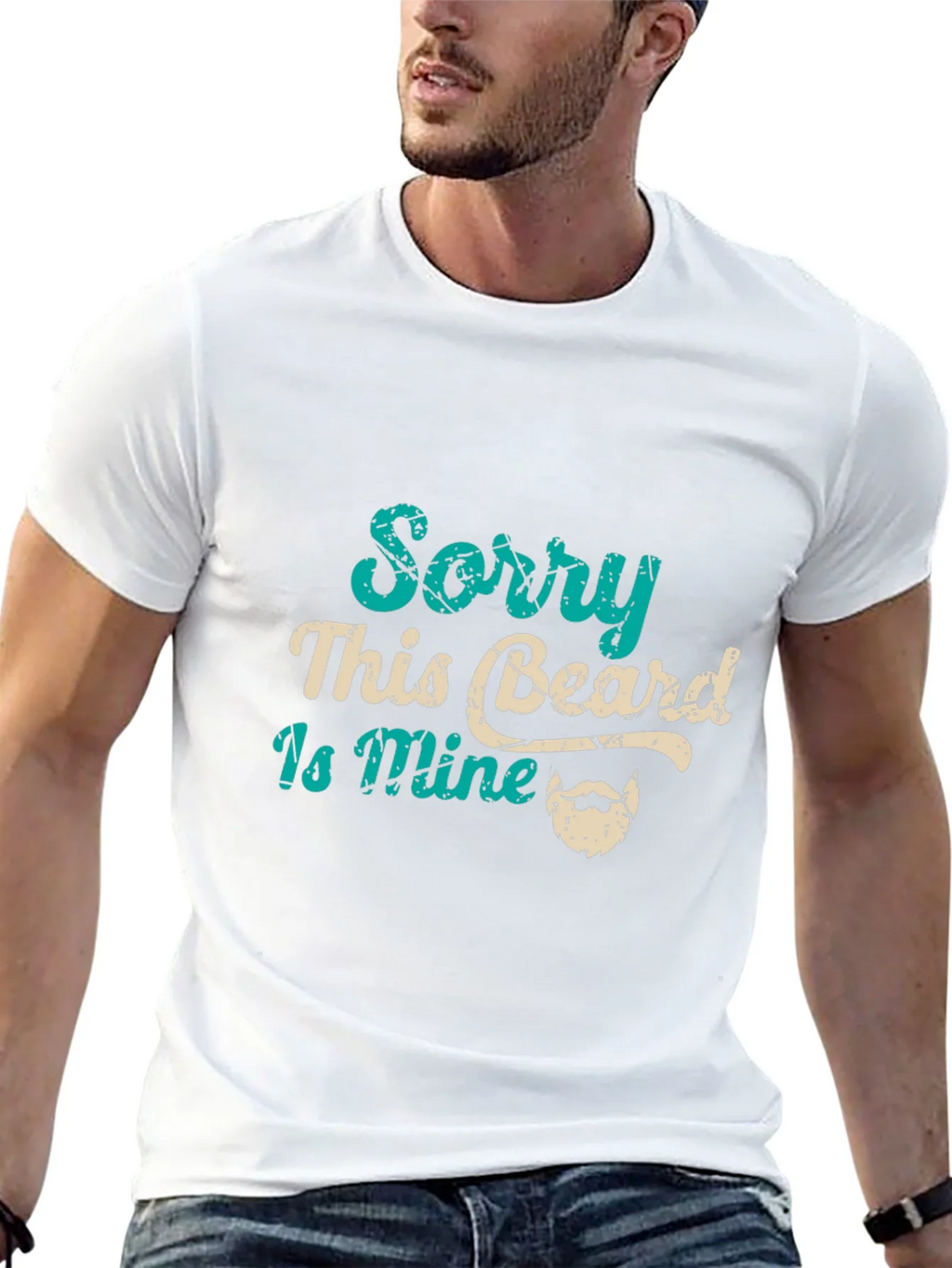 Sorry This Beard Is Mine Graphic Tee product image 12