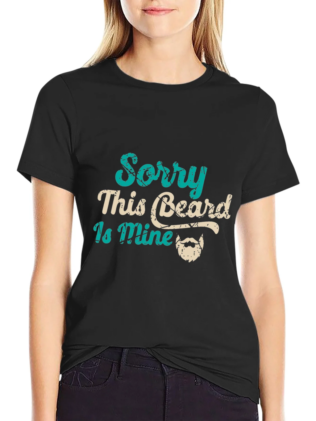 Sorry This Beard Is Mine Graphic Tee product image 2