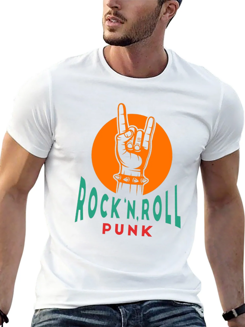 Rock N Roll Punk Graphic Tee product image 12