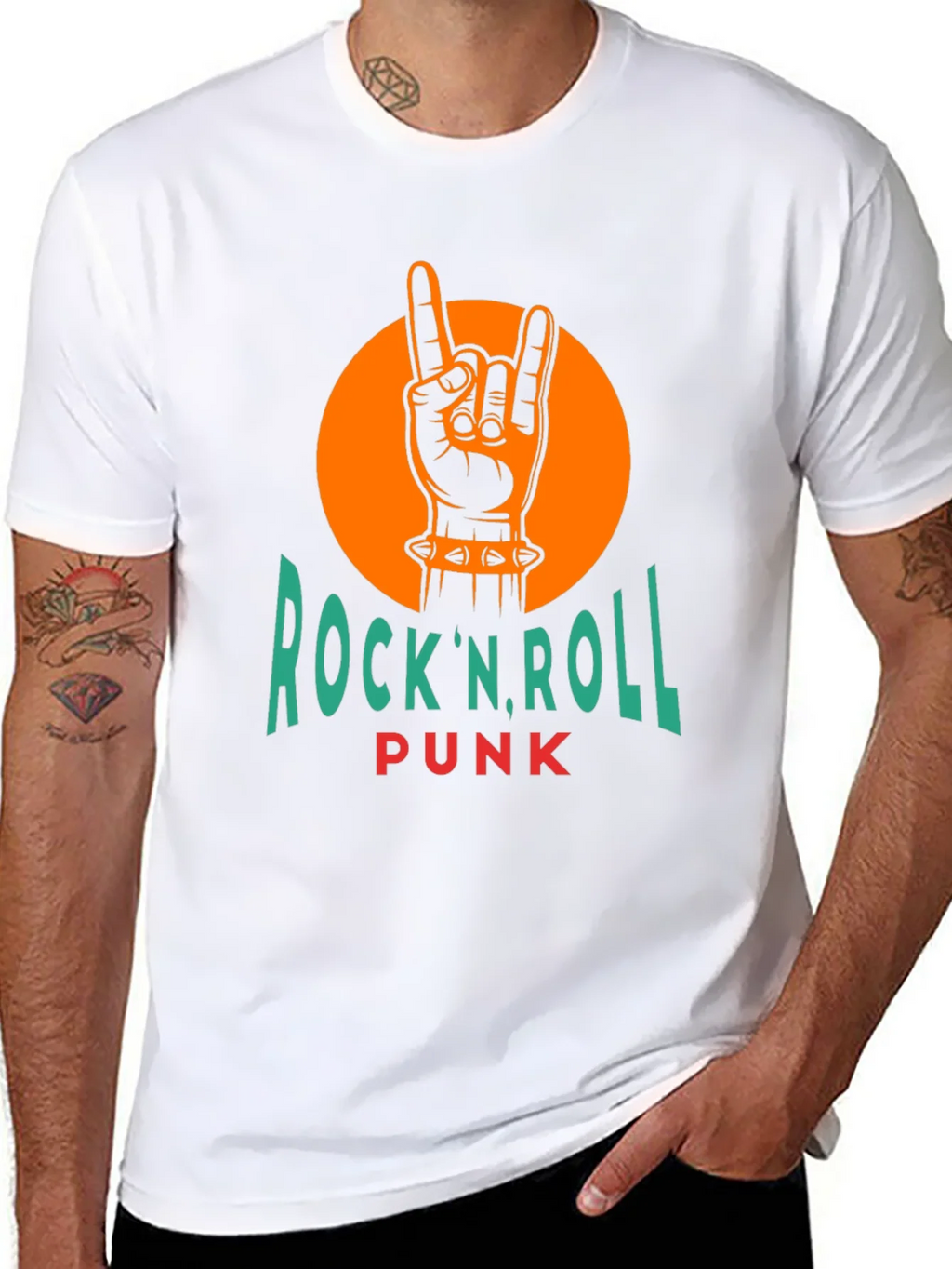 Rock N Roll Punk Graphic Tee product image 7