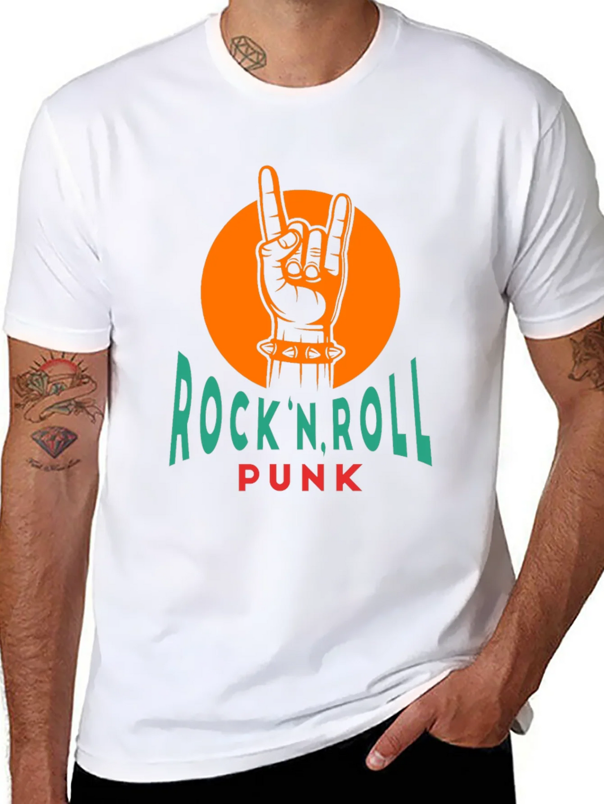Rock N Roll Punk Graphic Tee product image 7