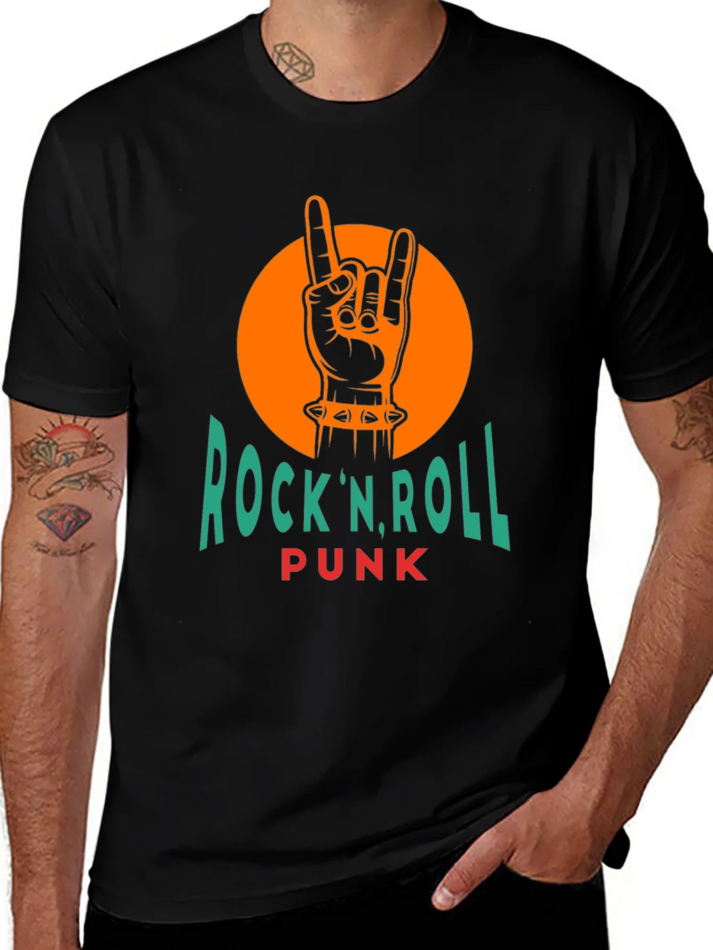 Rock N Roll Punk Graphic Tee product image 1