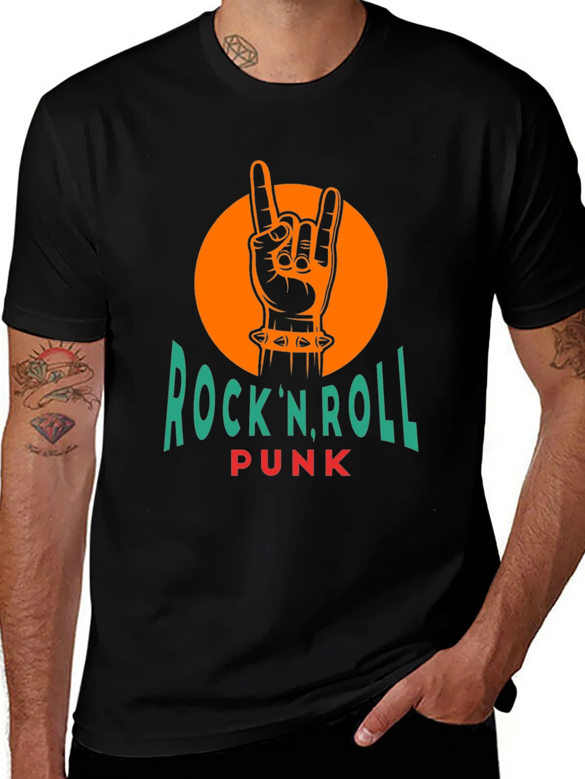 Rock N Roll Punk Graphic Tee product image 1