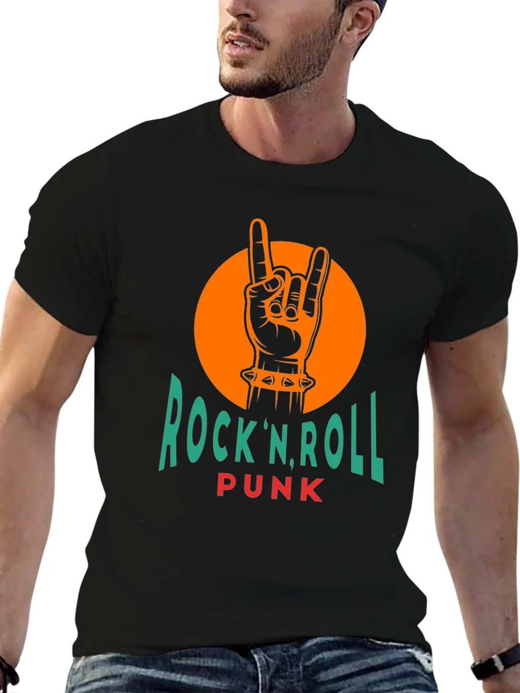 Rock N Roll Punk Graphic Tee product image 6