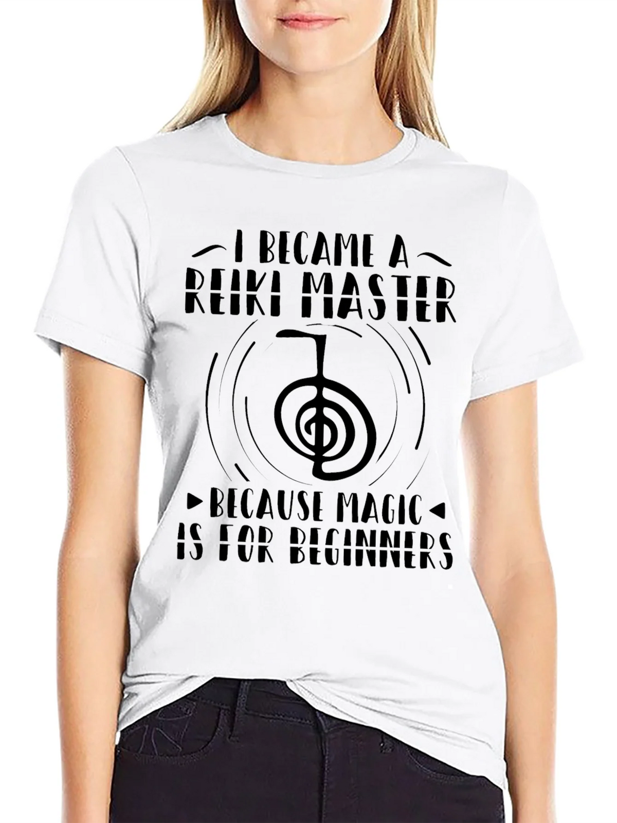 Reiki Master Black T-Shirt - Magic is for Beginners product image 8