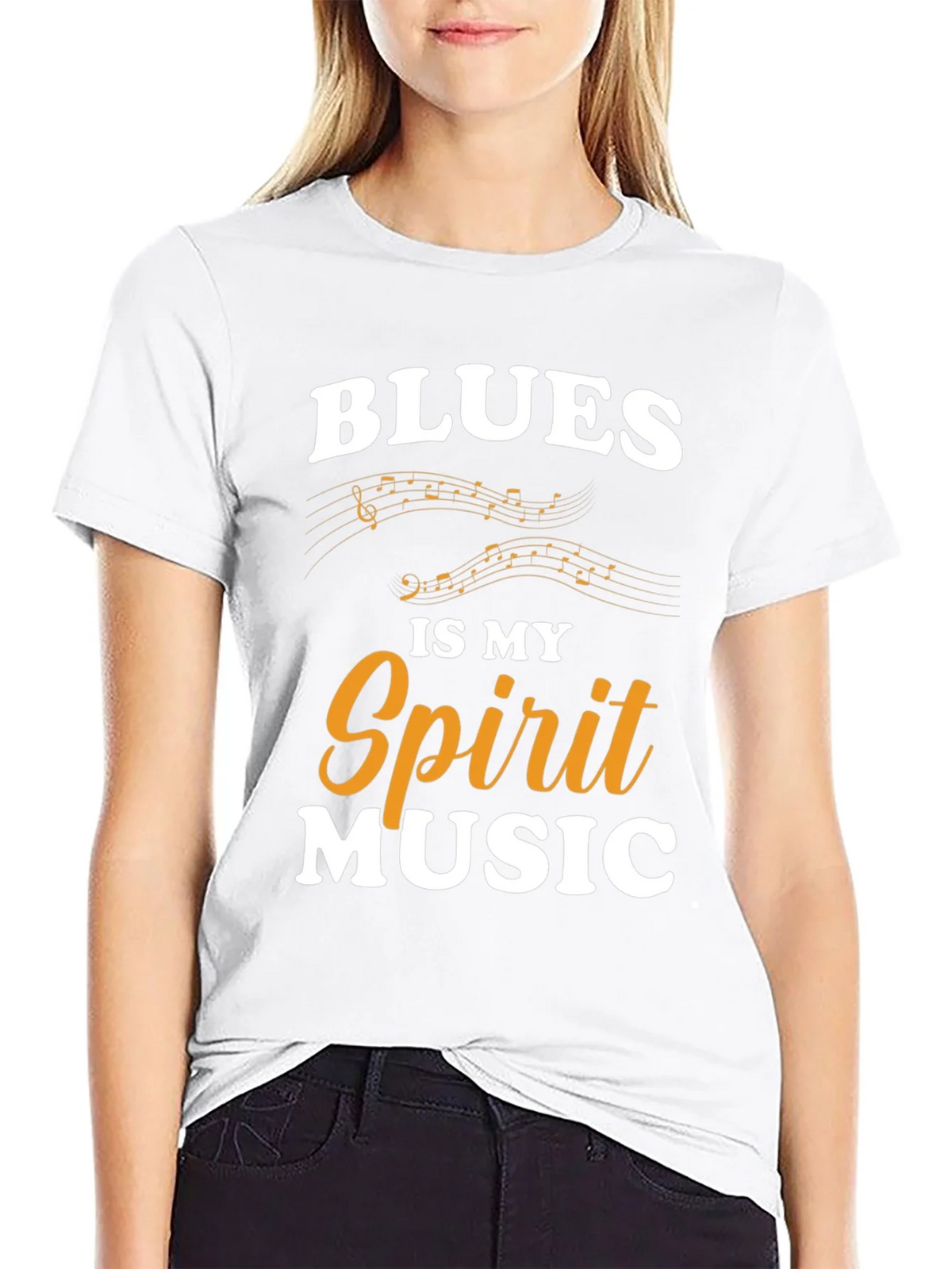 Blues Is My Spirit Music Graphic T-Shirt product image 8