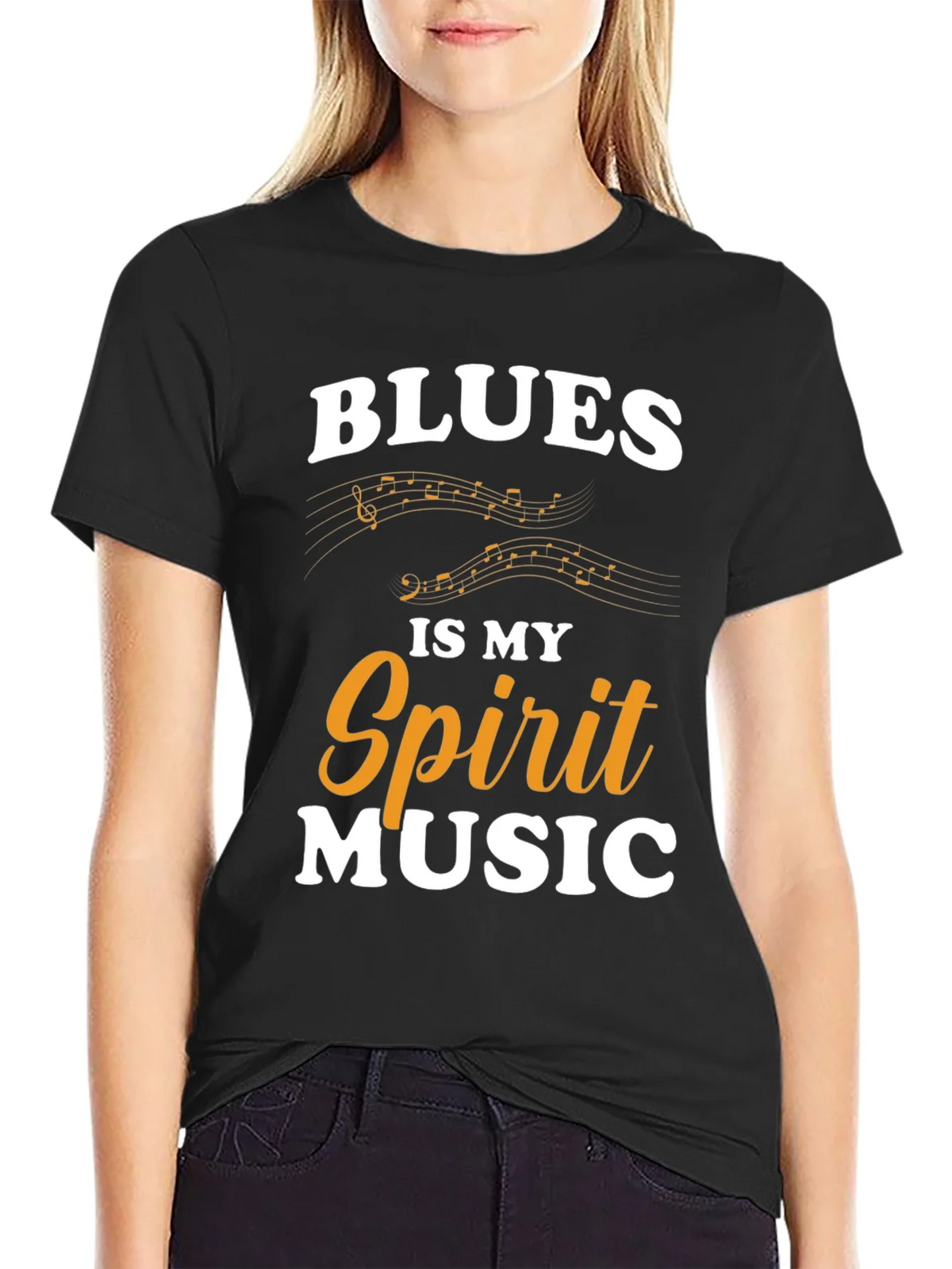 Blues Is My Spirit Music Graphic T-Shirt product image 2