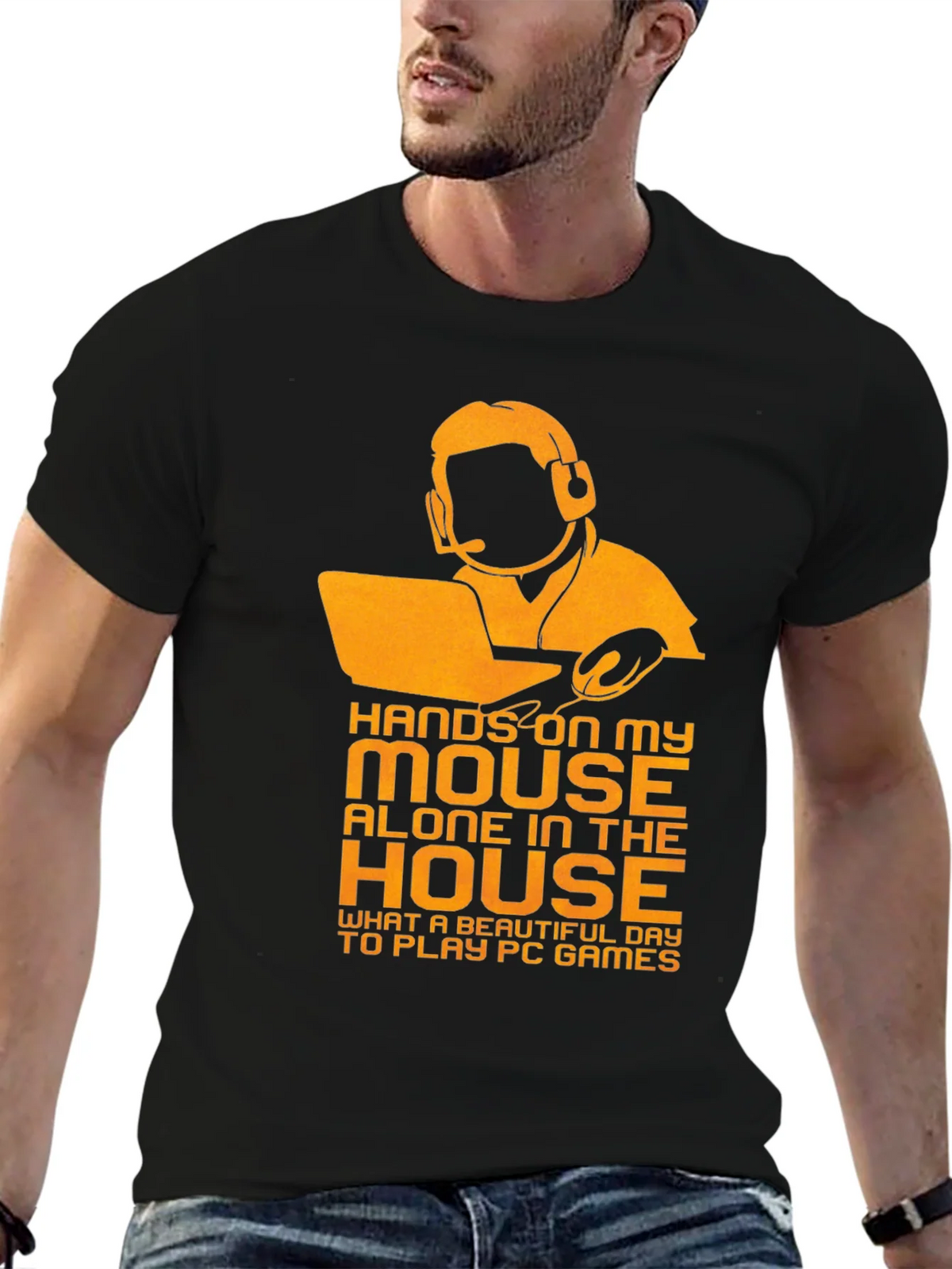 Gamer Graphic Tee - Hands on My Mouse product image 6