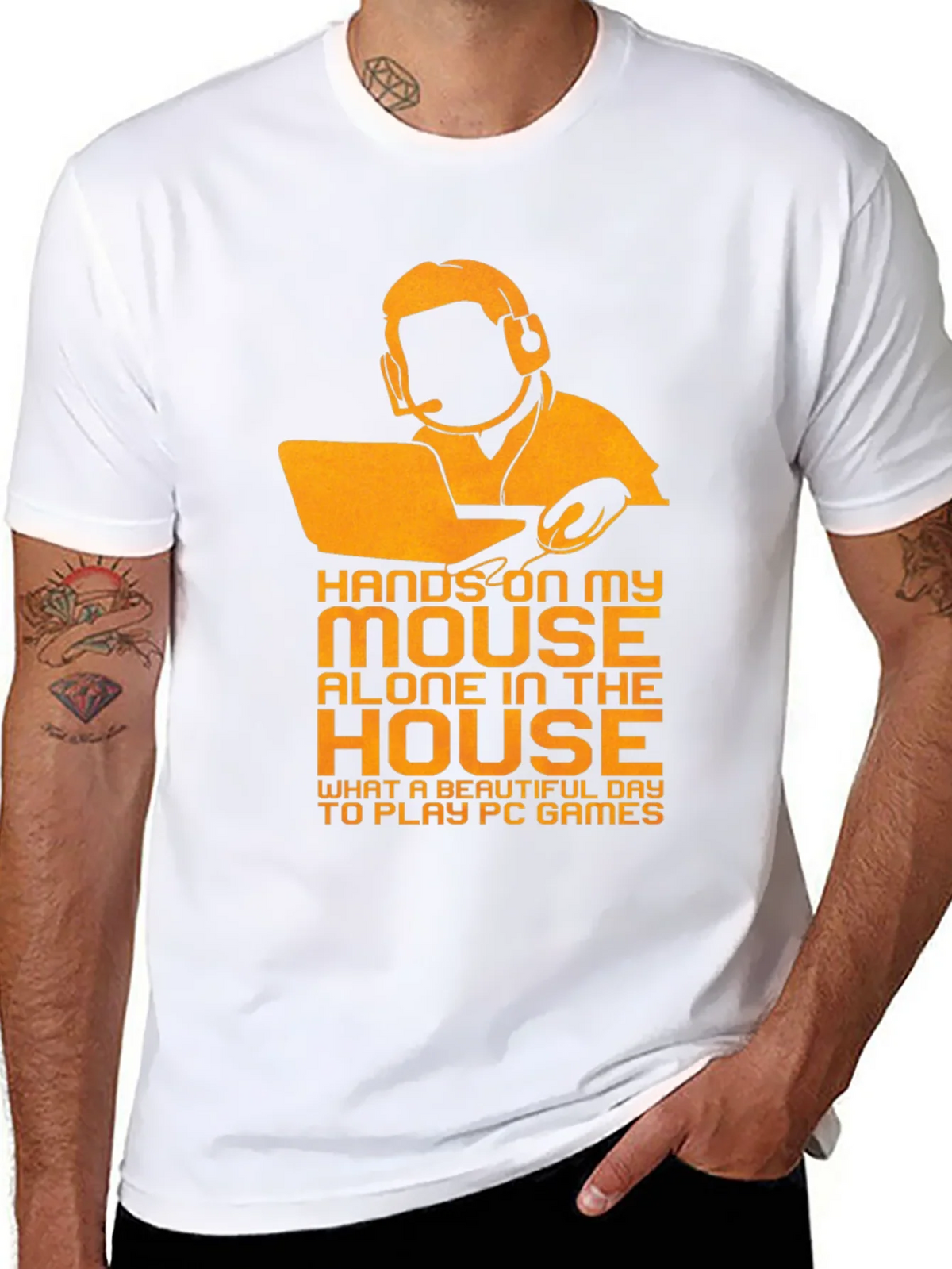 Gamer Graphic Tee - Hands on My Mouse product image 7