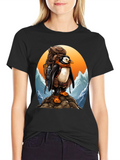 Penguin Hiker Graphic Tee - Adventure Ready product image 1
