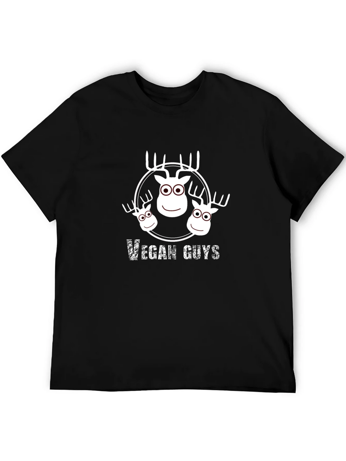 Vegan Guys T-Shirt - Cute Moose Design product image 5