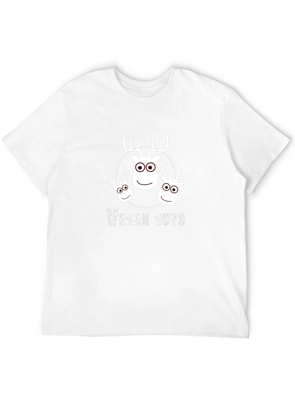 Vegan Guys T-Shirt - Cute Moose Design product image 11