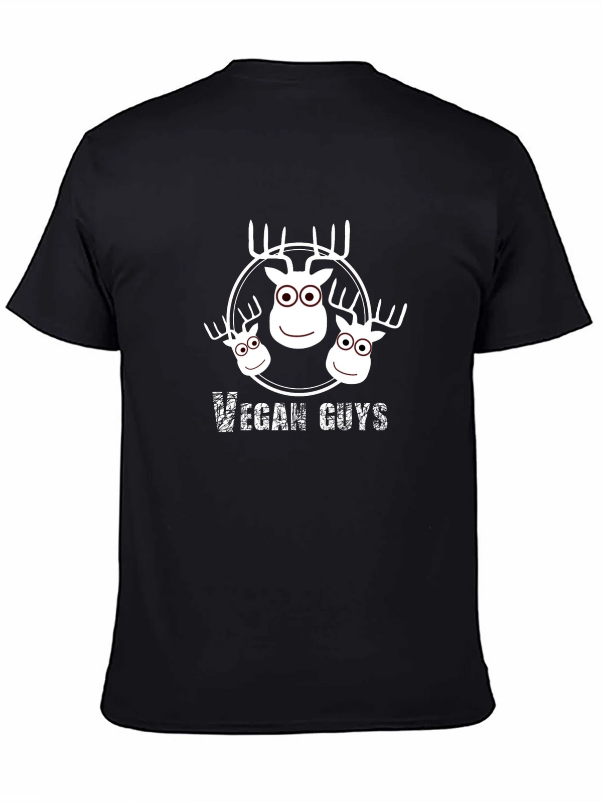 Vegan Guys T-Shirt - Cute Moose Design product image 4