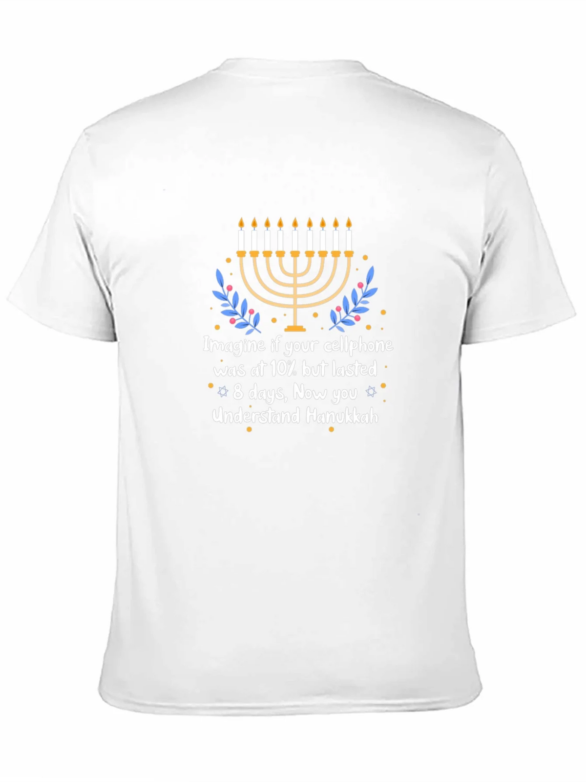 Hanukkah Cellphone Humor T-Shirt product image 10